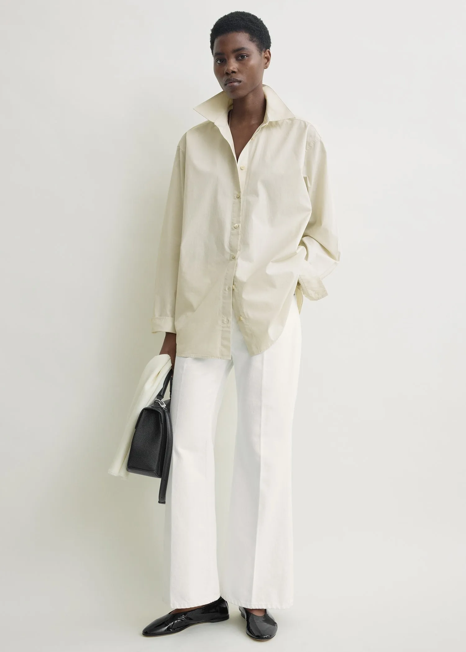 Classic tumbled shirt pebble sold by Toteme