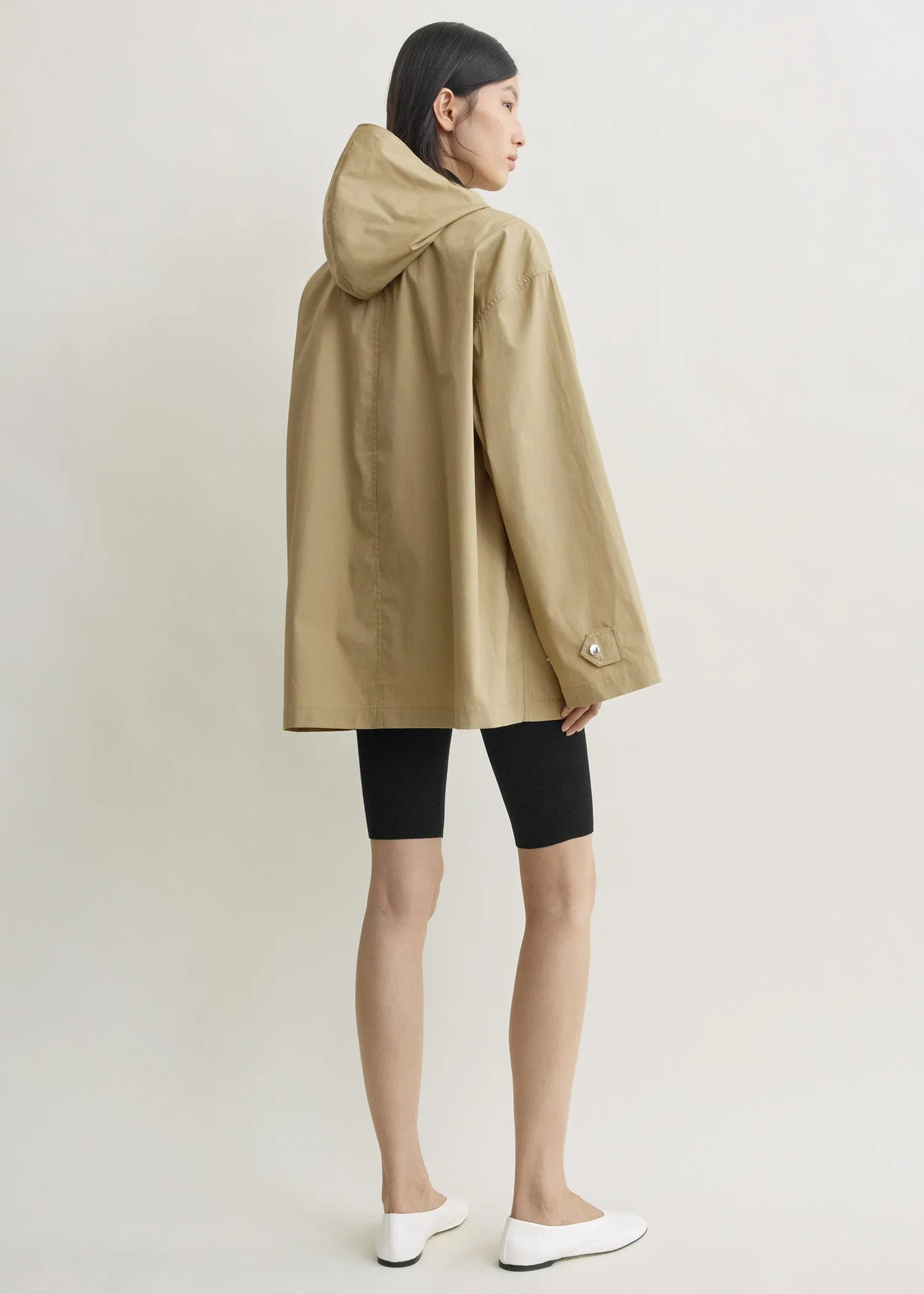 Technical scarf jacket cashew sold by Toteme product image thumbnail 3