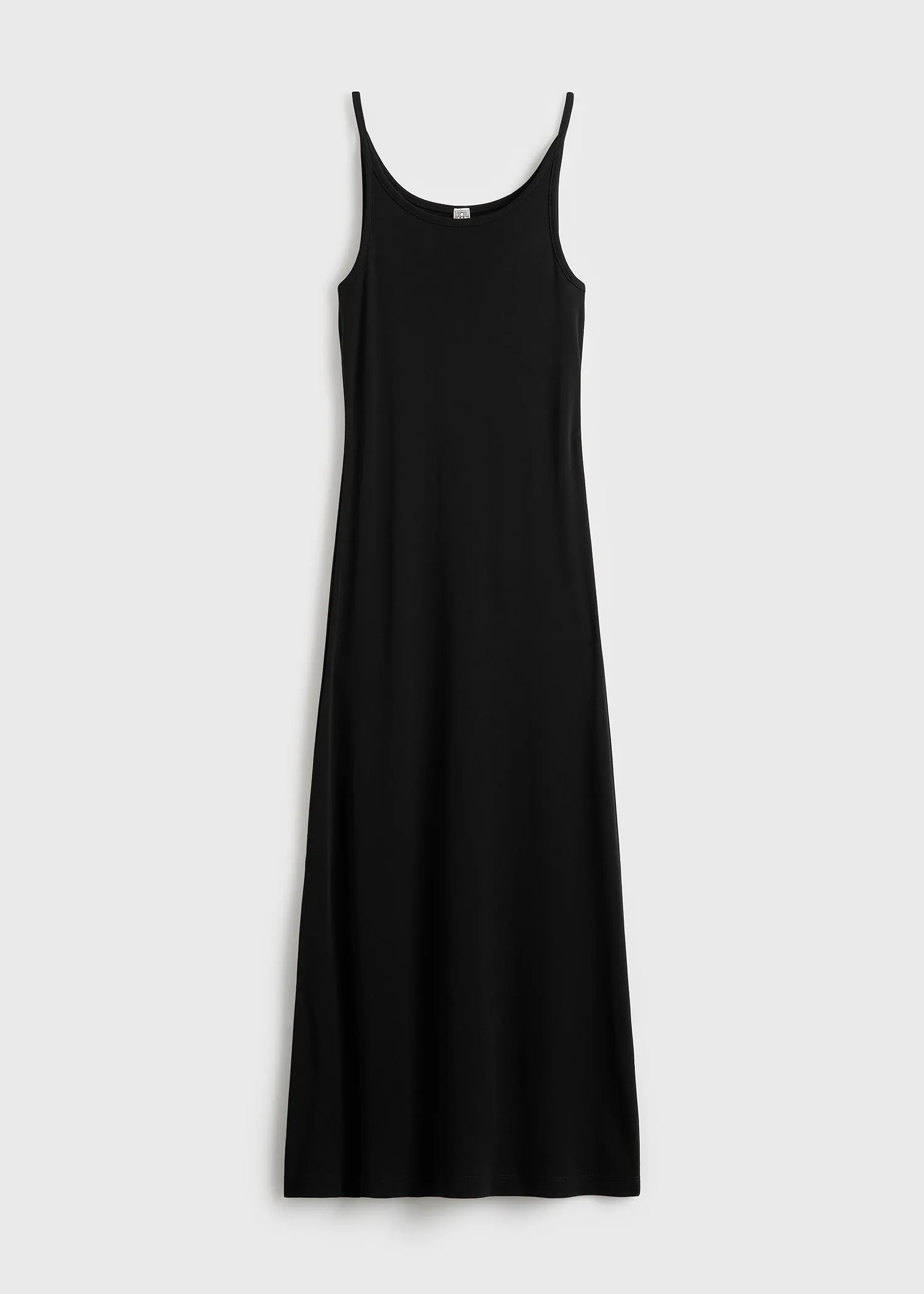 Fluid slip dress black sold by Toteme product image thumbnail 5
