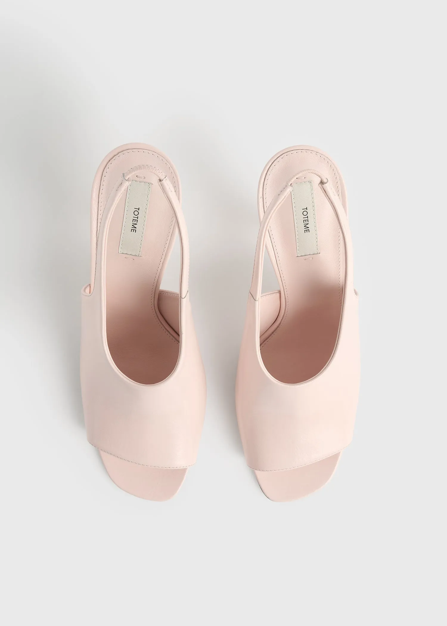 Contour naplack slingbacks flamingo sold by Toteme product image thumbnail 4