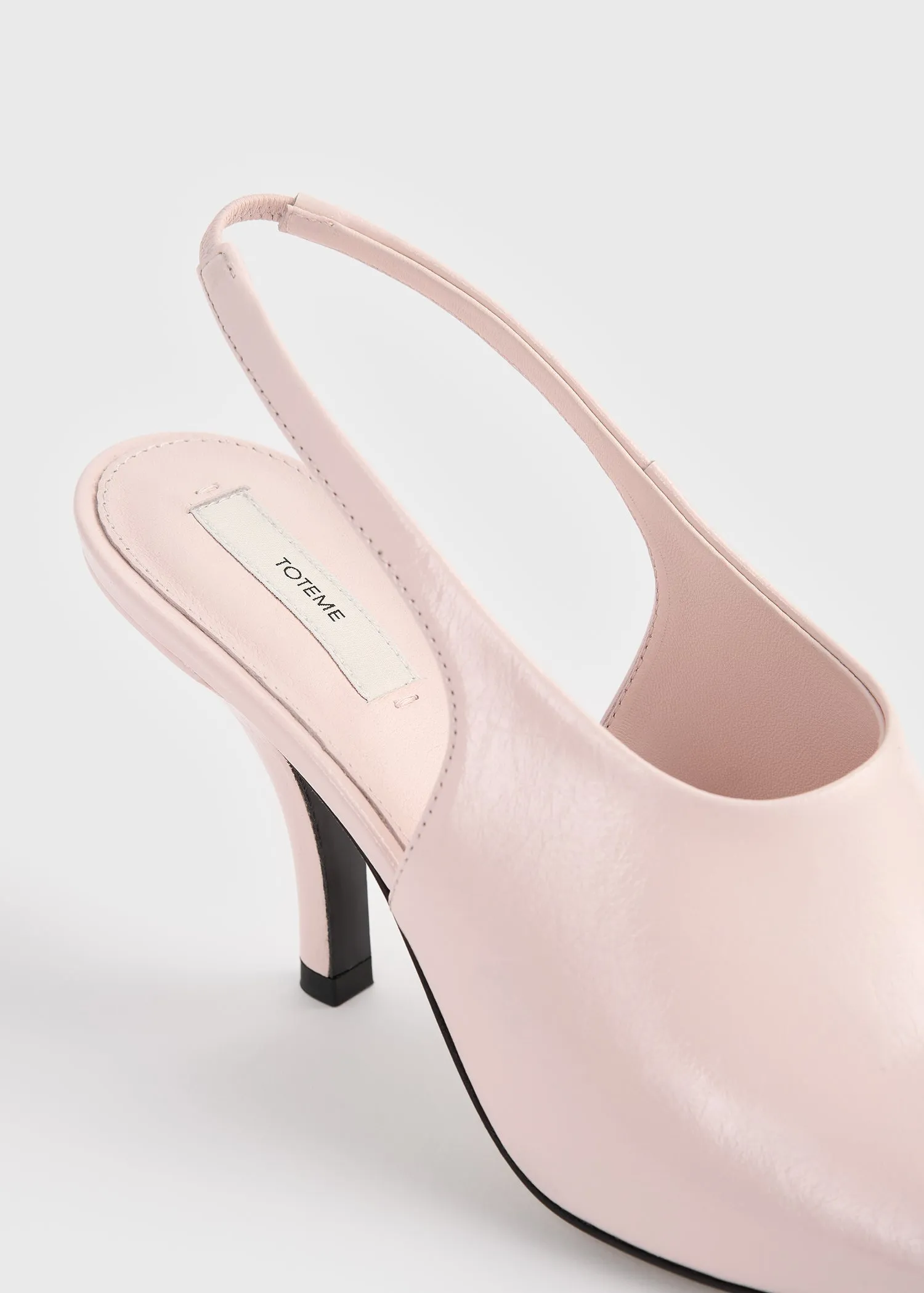 Contour naplack slingbacks flamingo sold by Toteme product image thumbnail 5