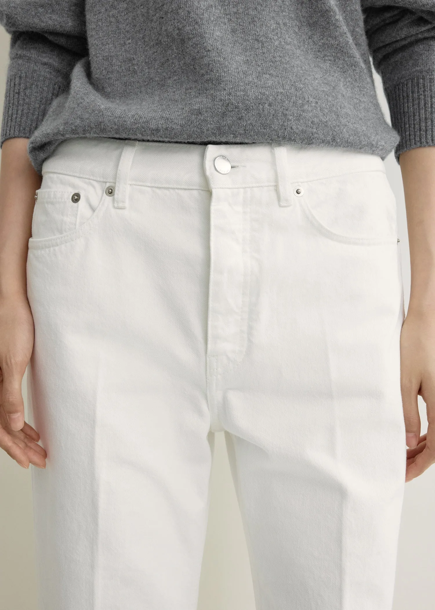 Kick flare denim off-white sold by Toteme product image thumbnail 4