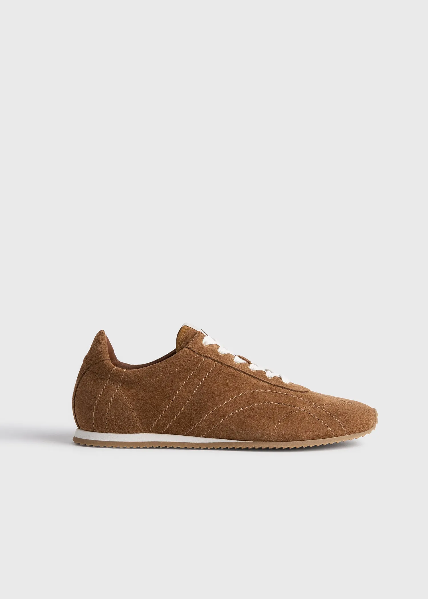 Flex suede sneakers copper sold by Toteme
