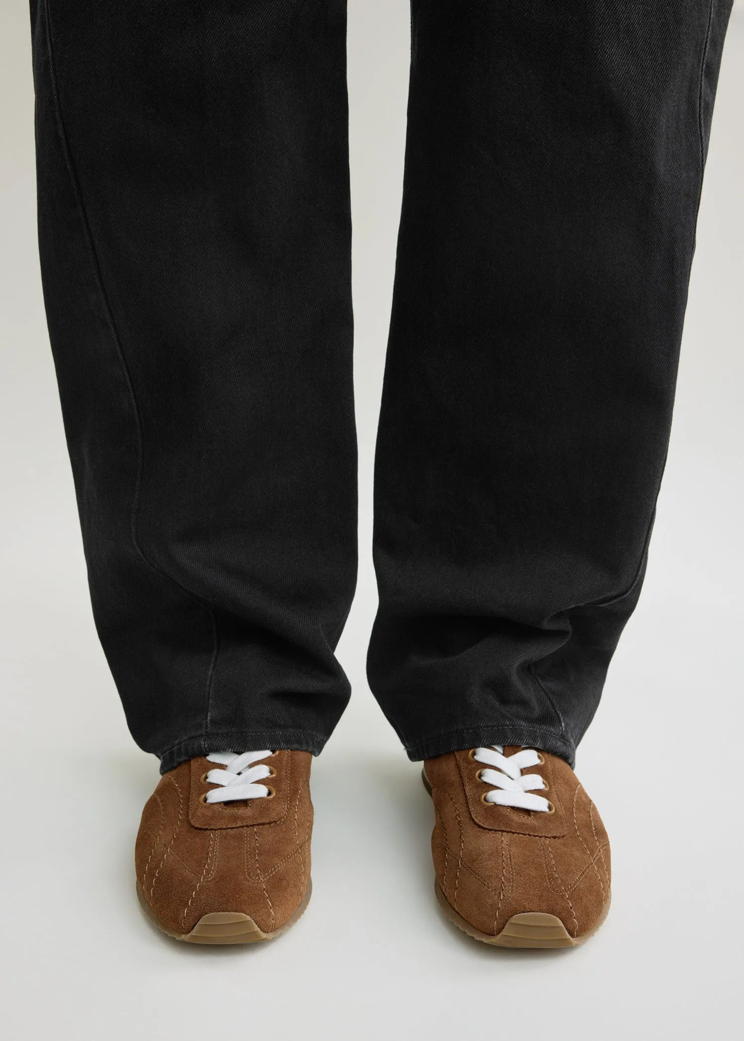 Flex suede sneakers copper sold by Toteme product image thumbnail 2