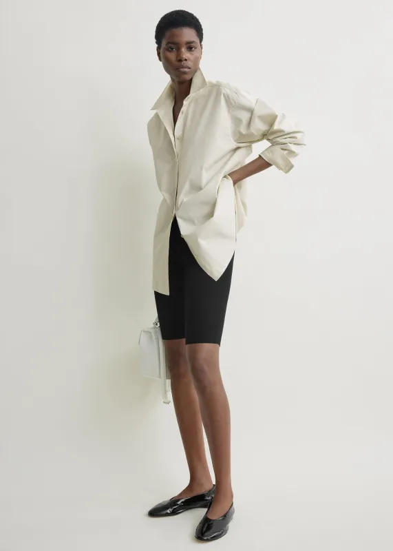 Capri knit shorts black sold by Toteme