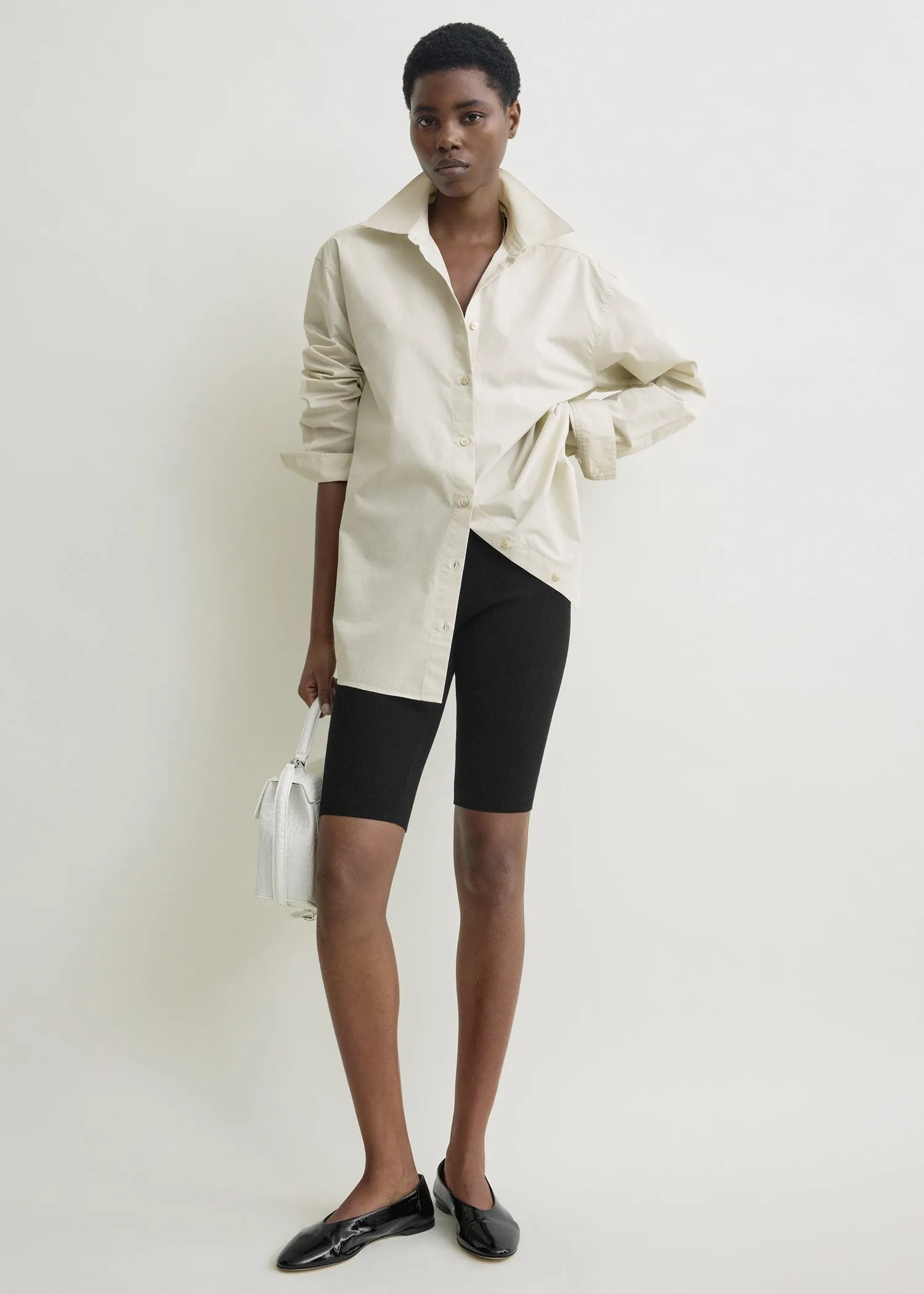 Capri knit shorts black sold by Toteme product image thumbnail 2