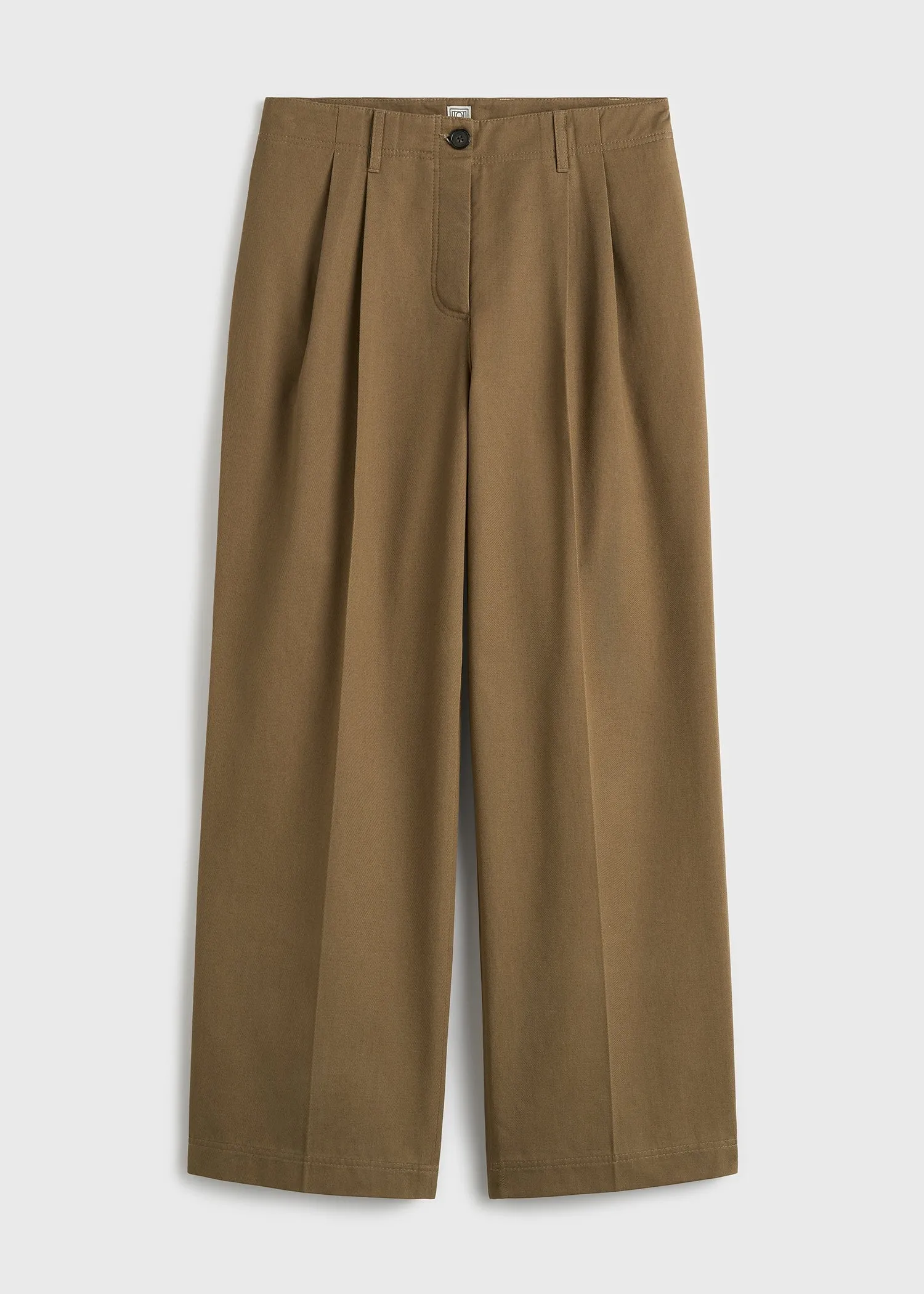 Relaxed chino trousers hazel sold by Toteme product image thumbnail 5