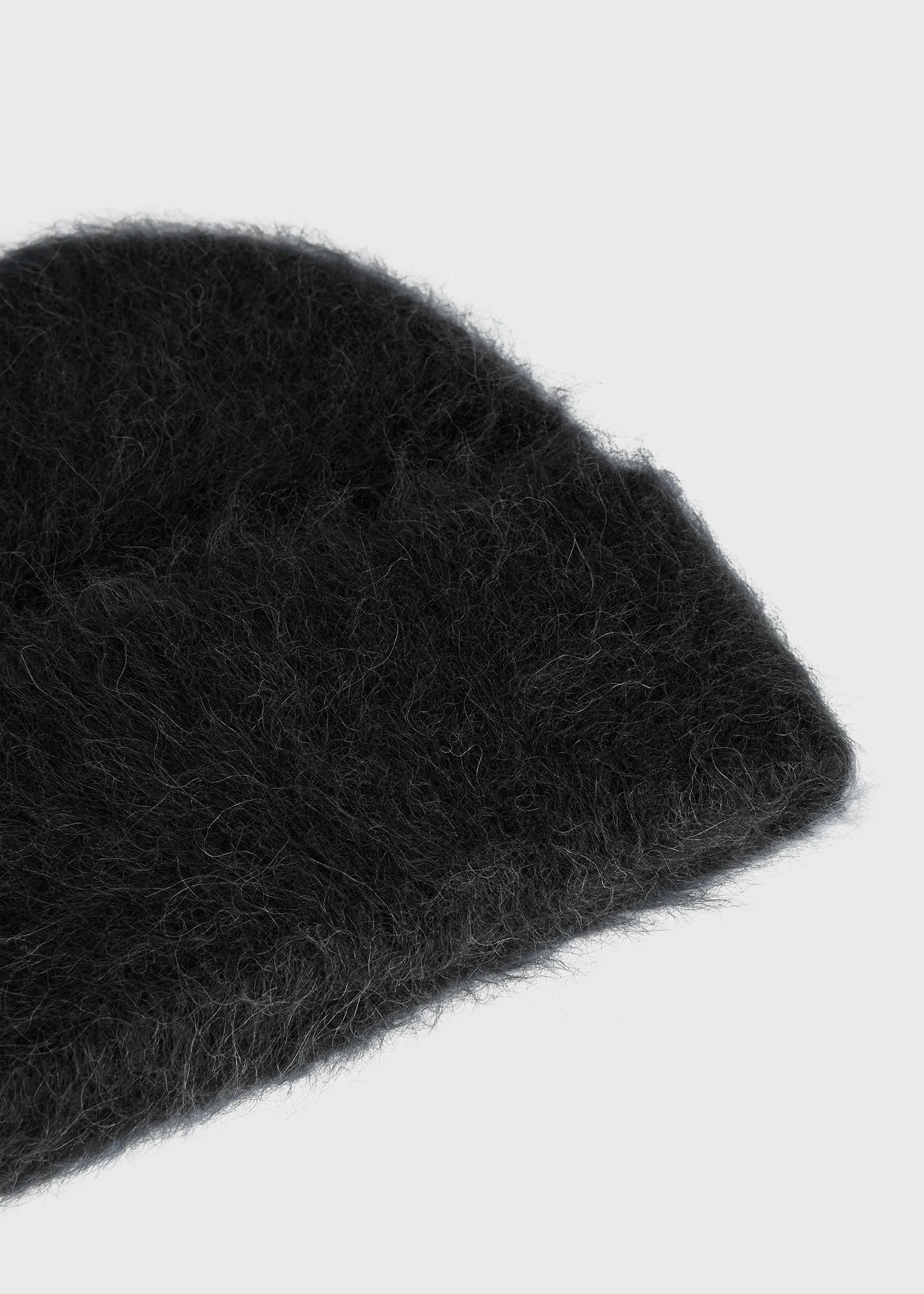 Alpaca knit beanie black sold by Toteme product image thumbnail 4