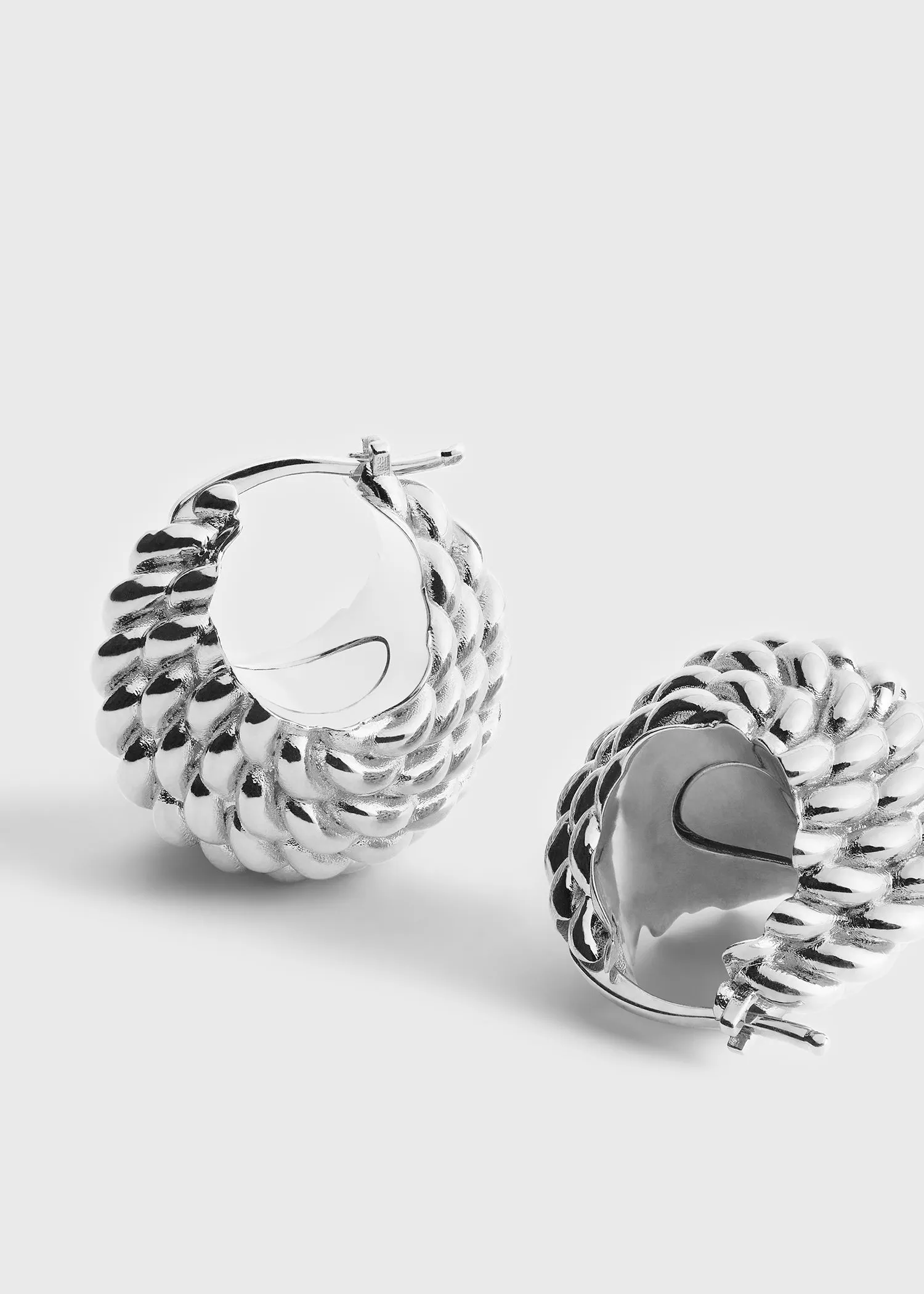 Rope hoops silver sold by Toteme product image thumbnail 4