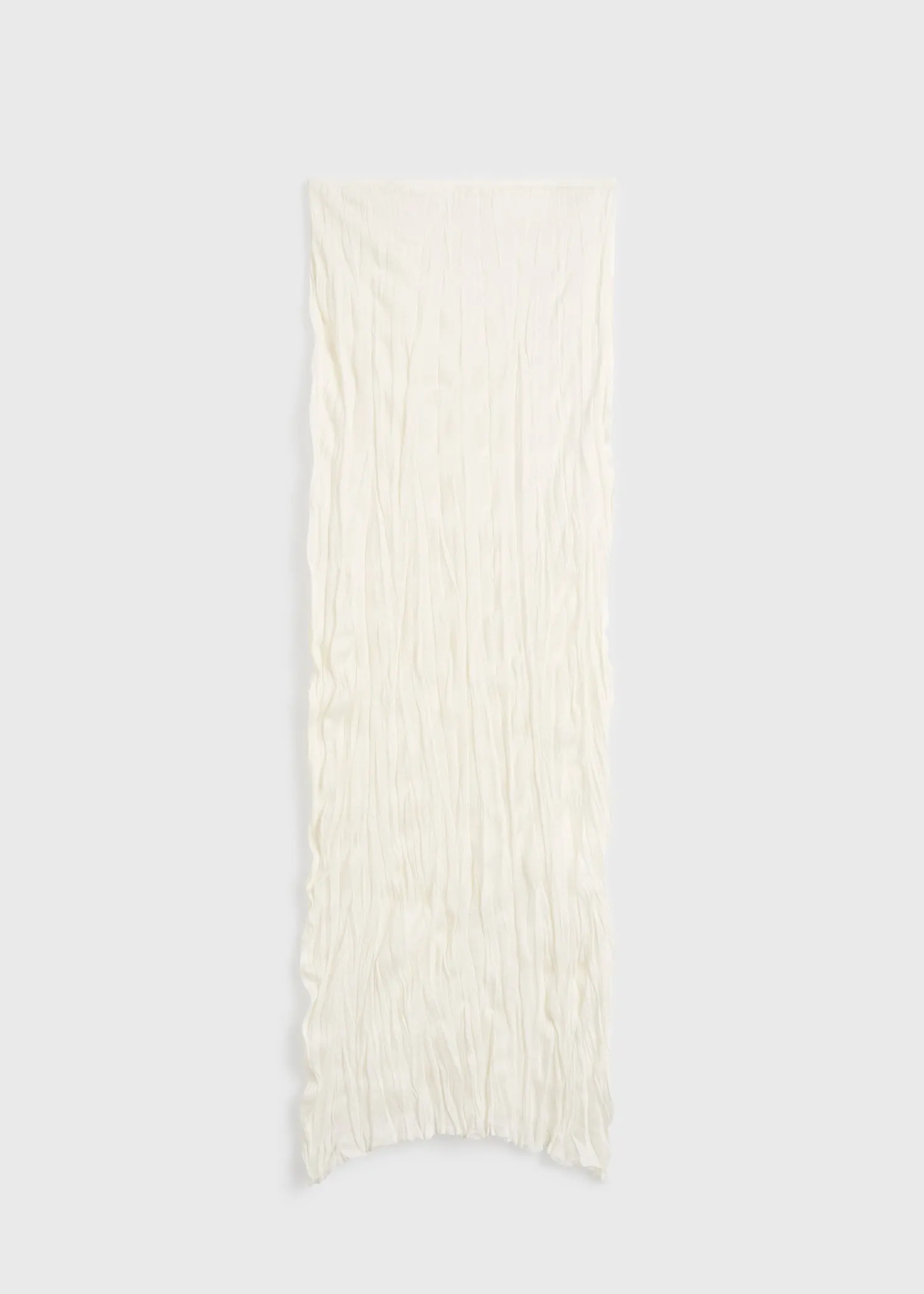 Crinkled knit skirt white sold by Toteme product image thumbnail 5