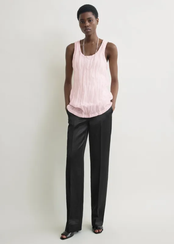 Crinkled gauze tank bloom made by Toteme