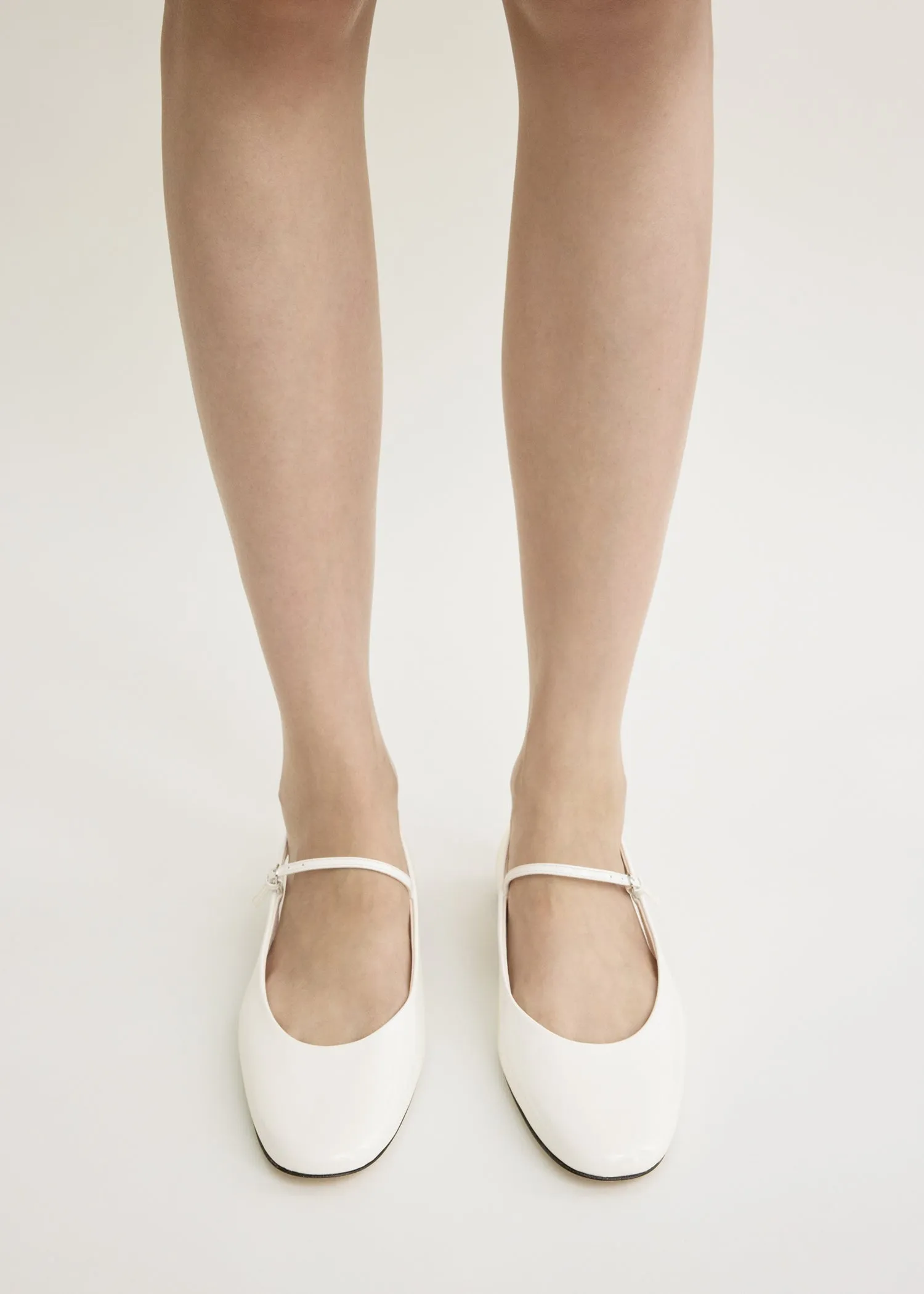 Slingback patent mary janes off-white sold by Toteme product image thumbnail 2