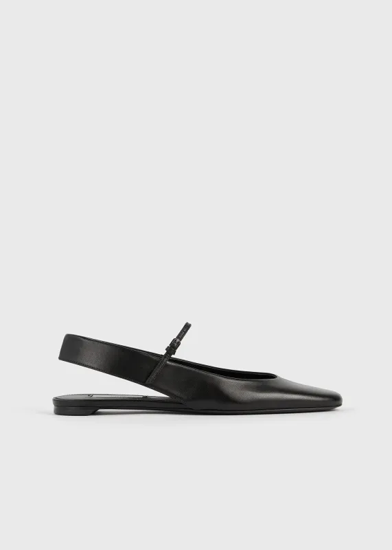 Slingback nappa mary janes black sold by Toteme