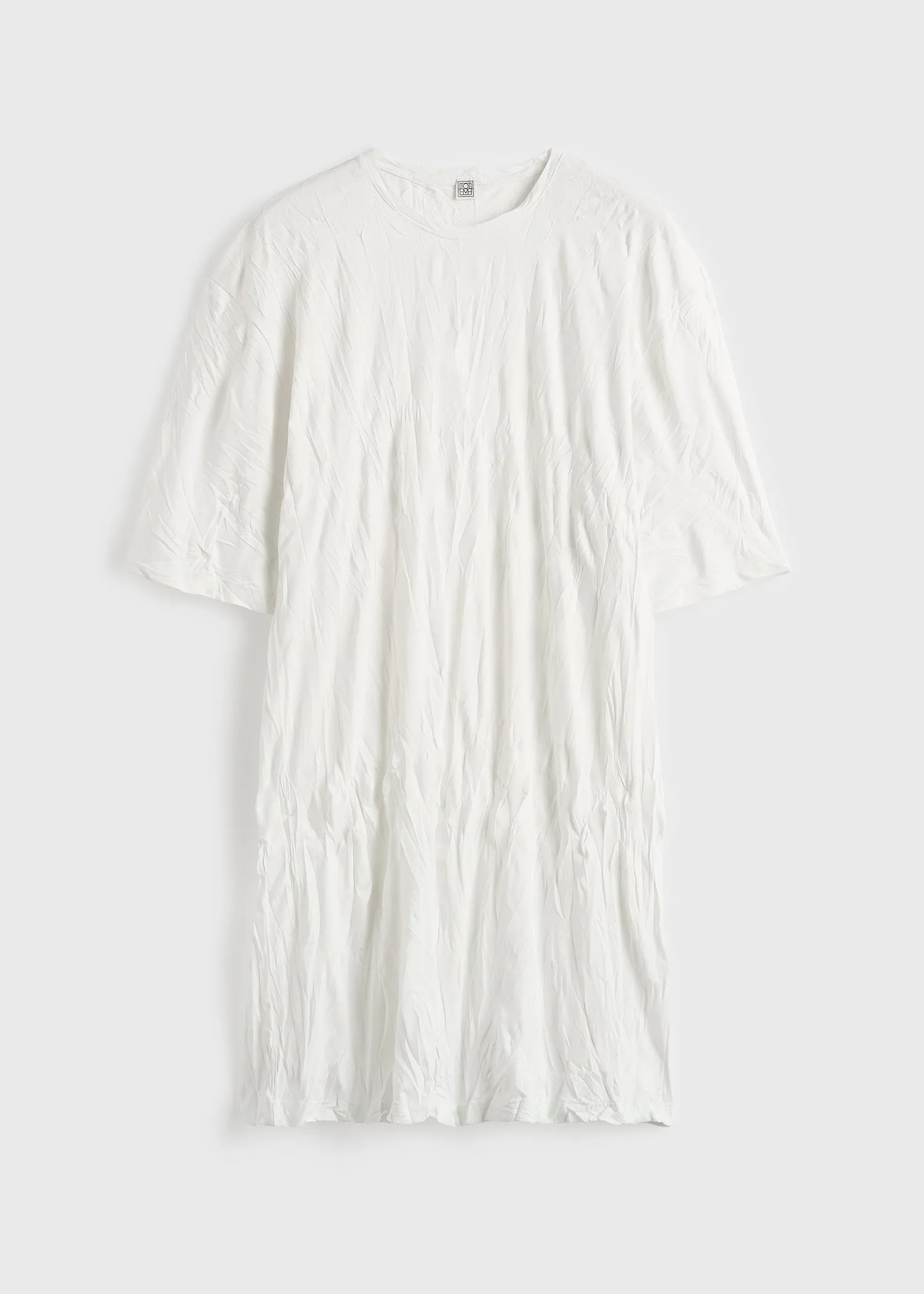 Relaxed tee dress off-white sold by Toteme product image thumbnail 5
