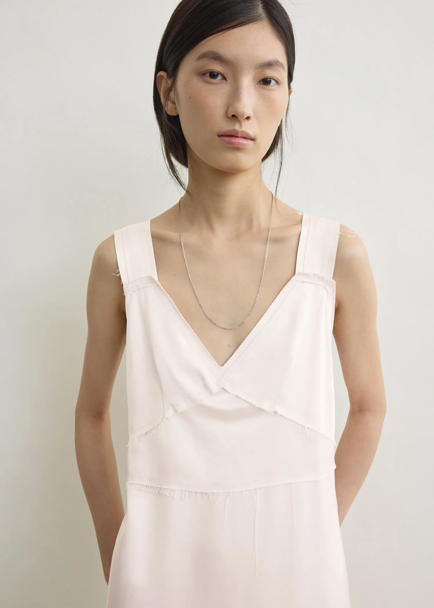 V-neck slip dress bloom sold by Toteme product image thumbnail 4