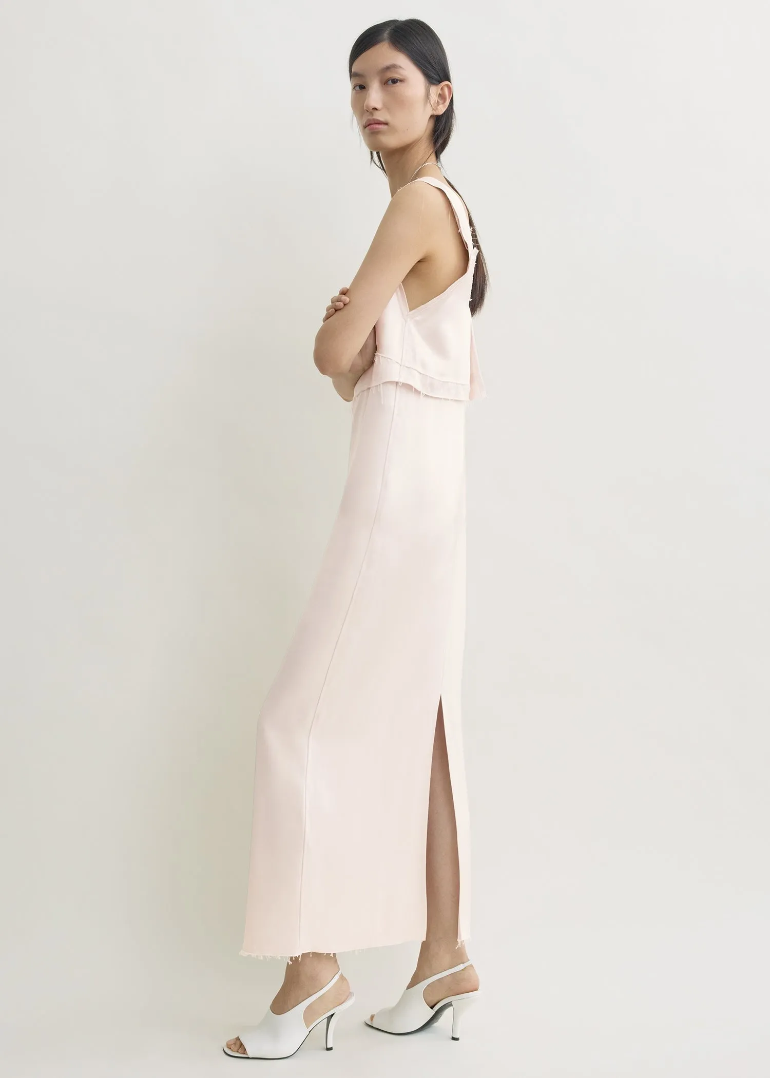 V-neck slip dress bloom sold by Toteme product image thumbnail 2