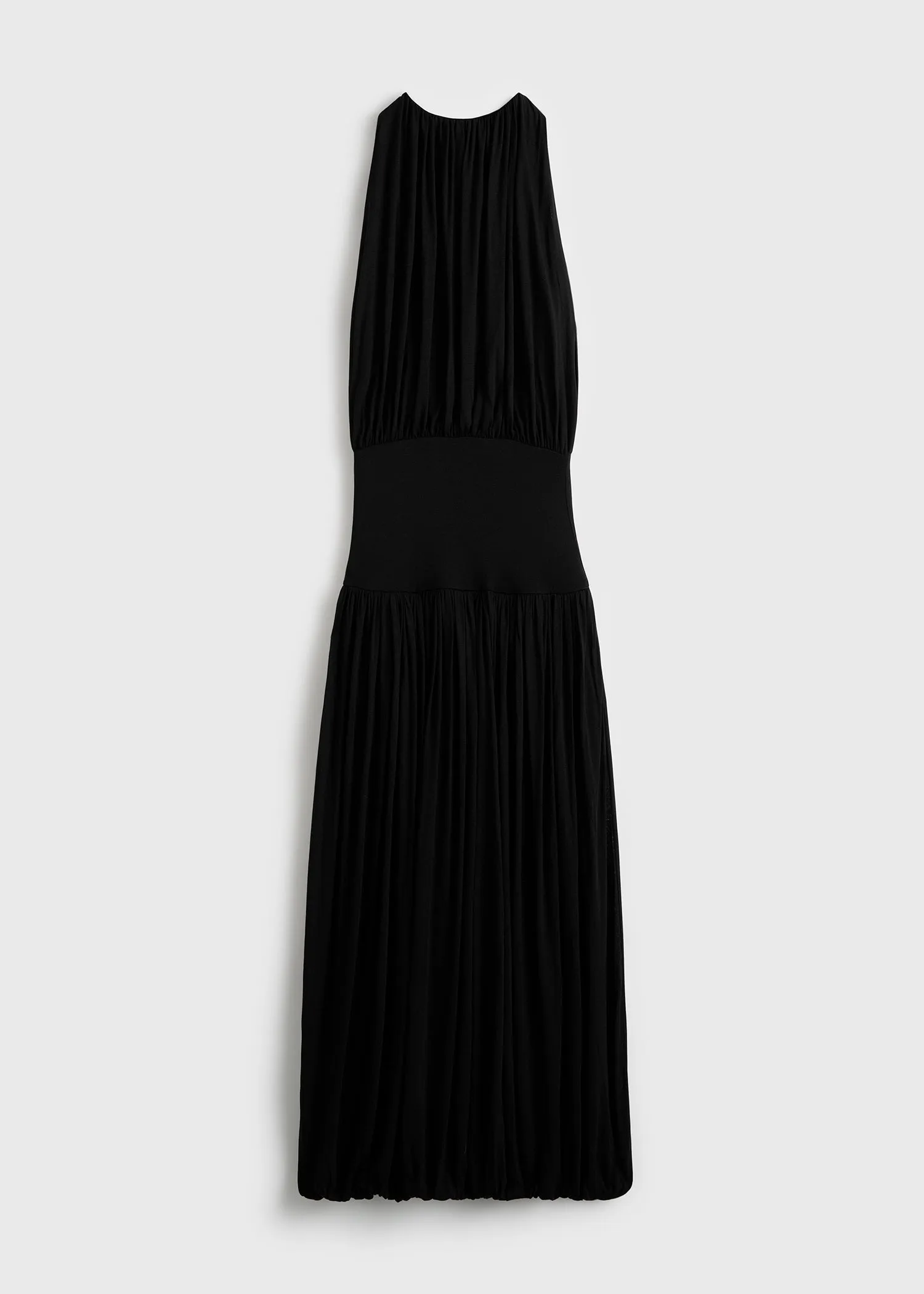 Soft gathered dress black sold by Toteme product image thumbnail 5