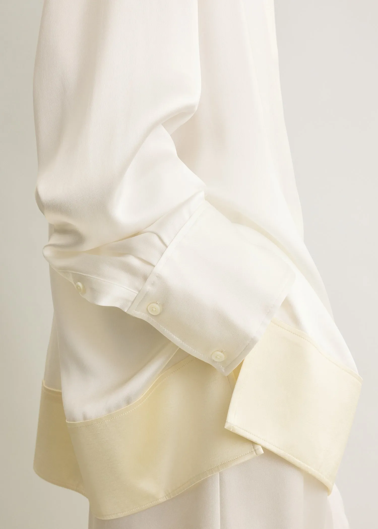 Soft tuxedo shirt white sold by Toteme product image thumbnail 4