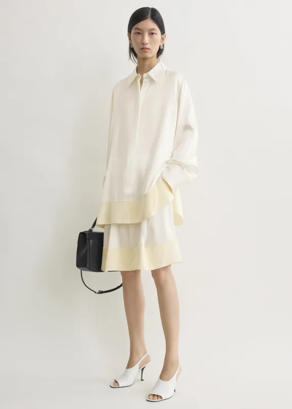 Soft tuxedo shirt white made by Toteme