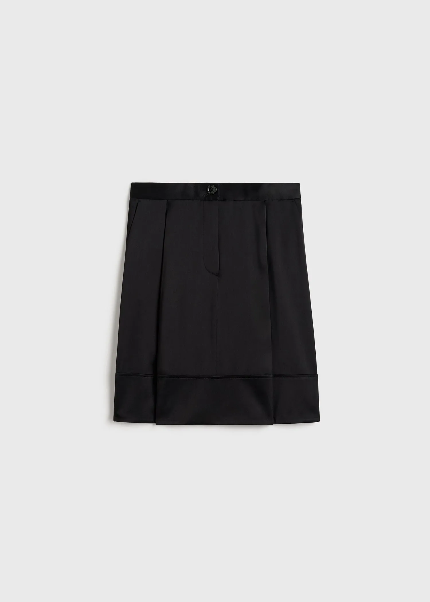 Soft tuxedo skirt black sold by Toteme product image thumbnail 5