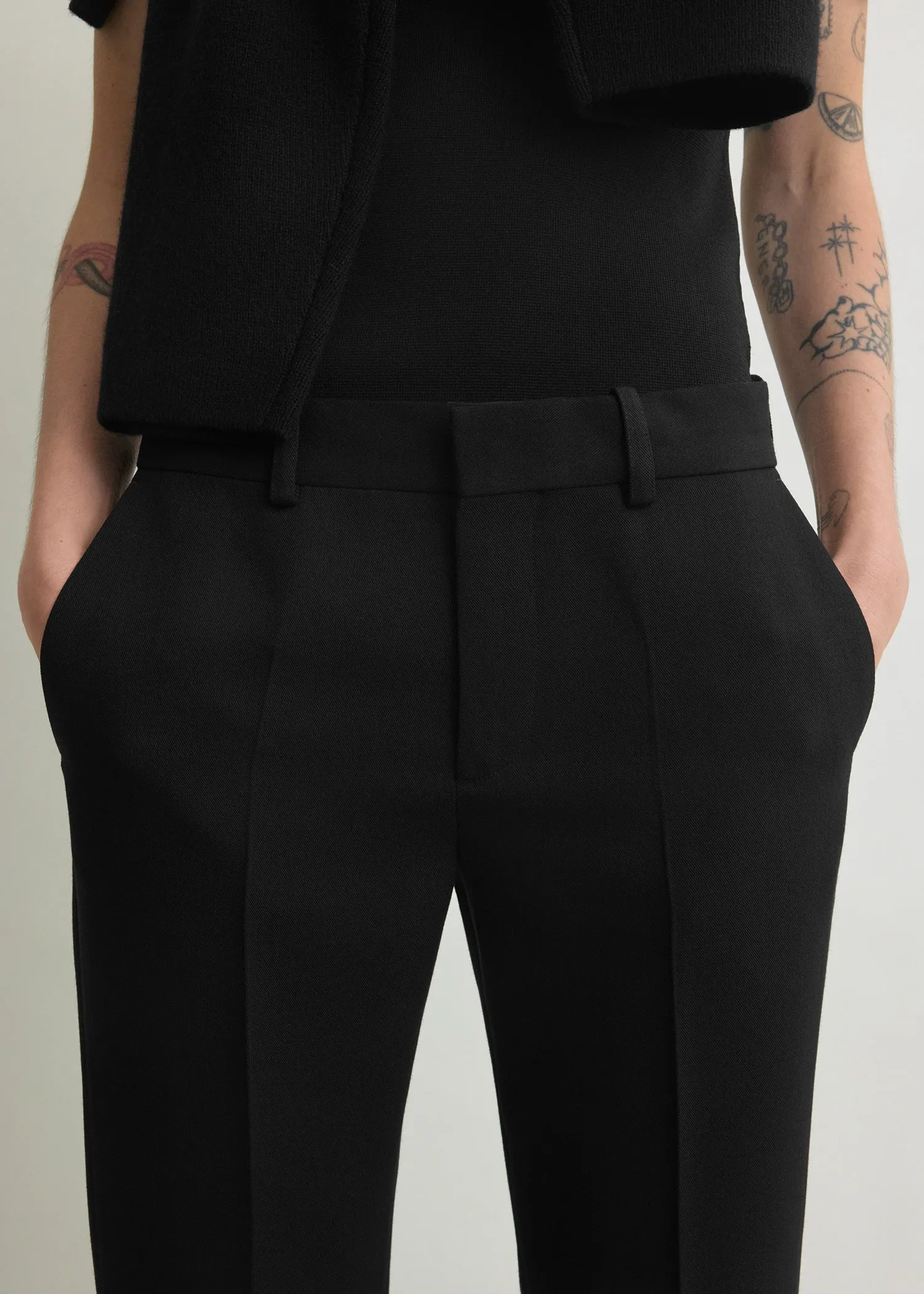 Kick flare trousers black sold by Toteme product image thumbnail 5