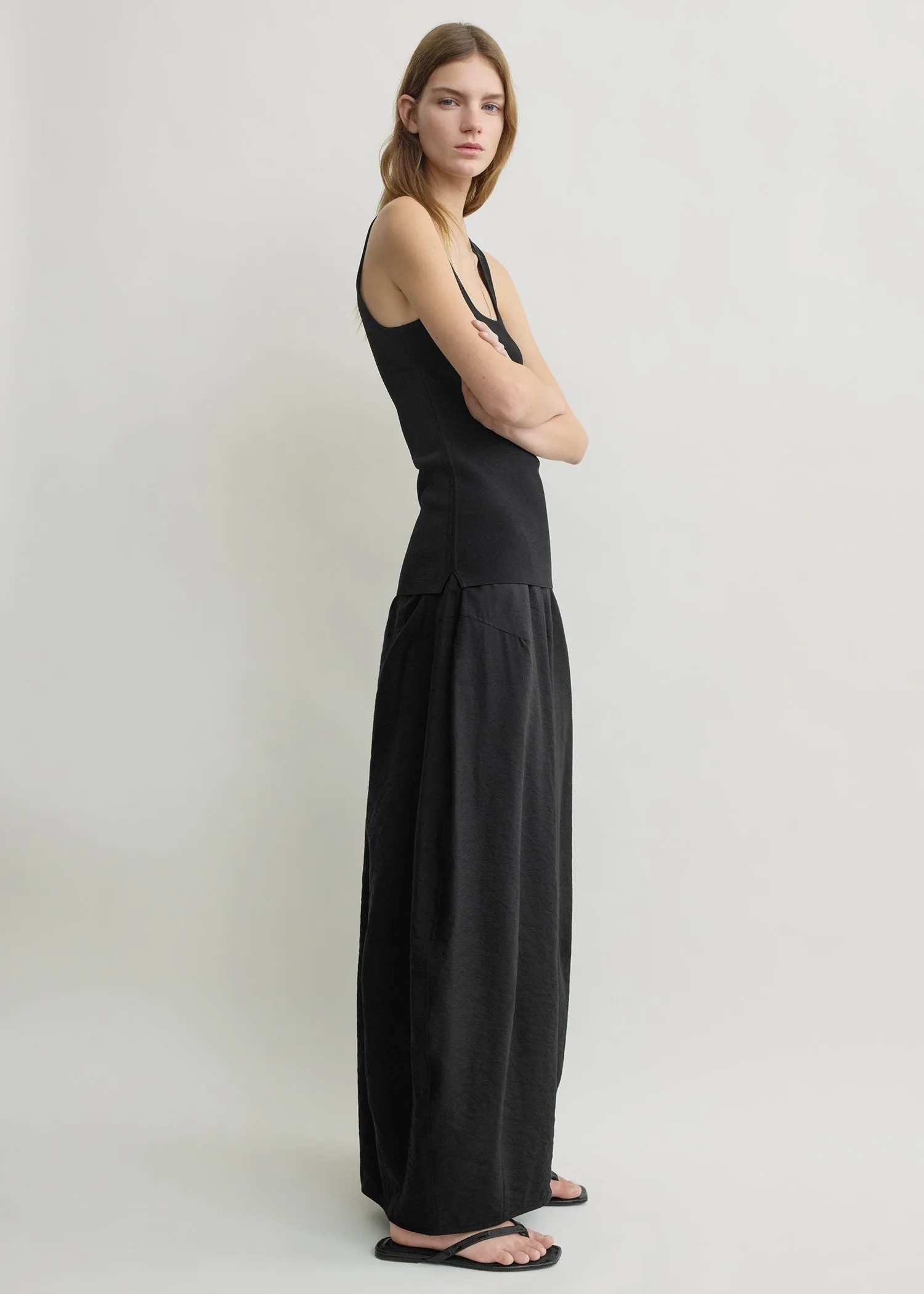 Parachute skirt black sold by Toteme product image thumbnail 2