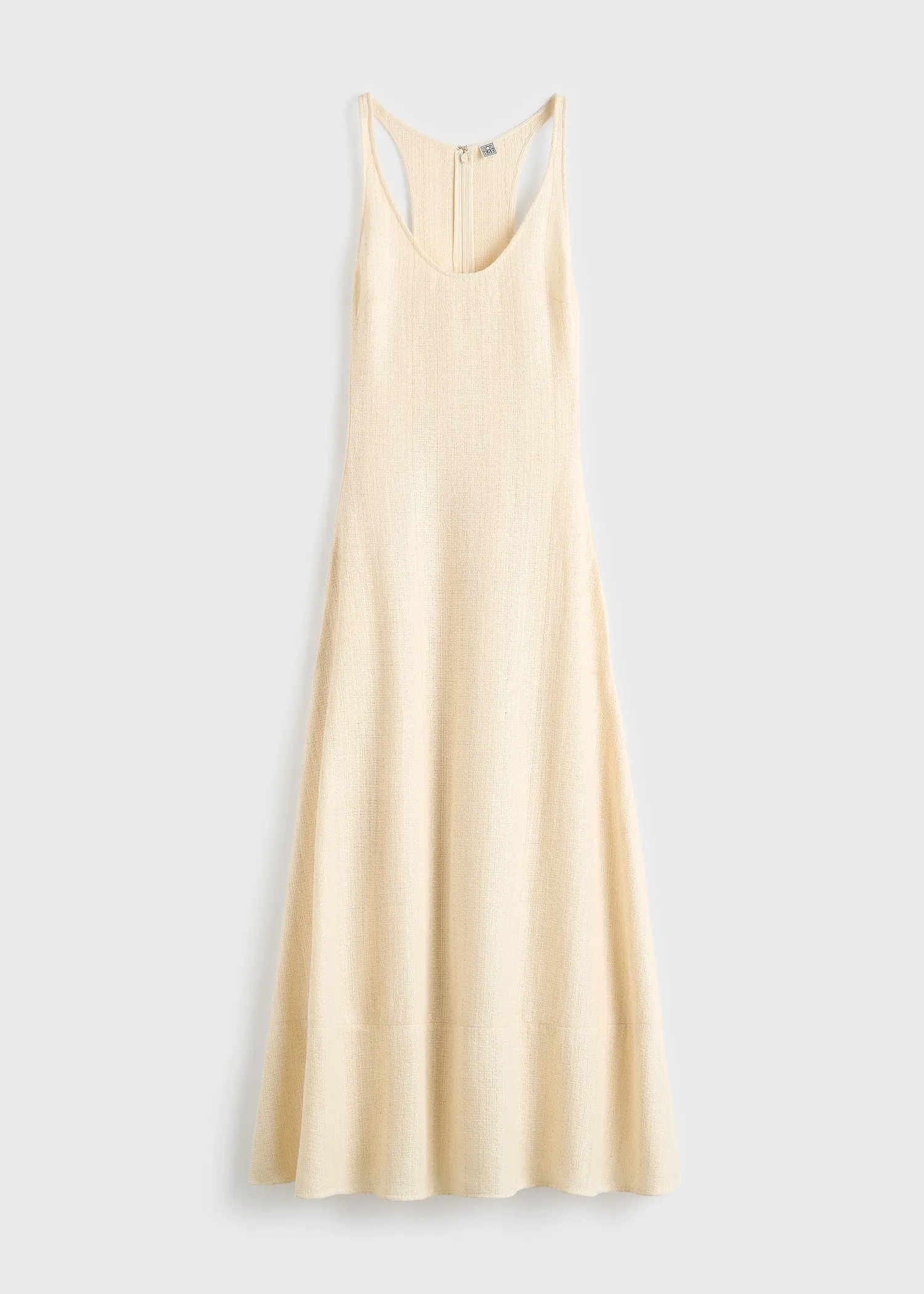 Sculpted cotton dress ecru sold by Toteme product image thumbnail 5