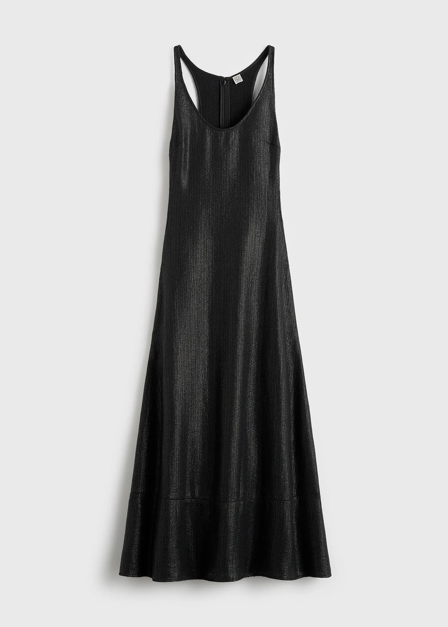 Sculpted cotton dress black sold by Toteme product image thumbnail 5