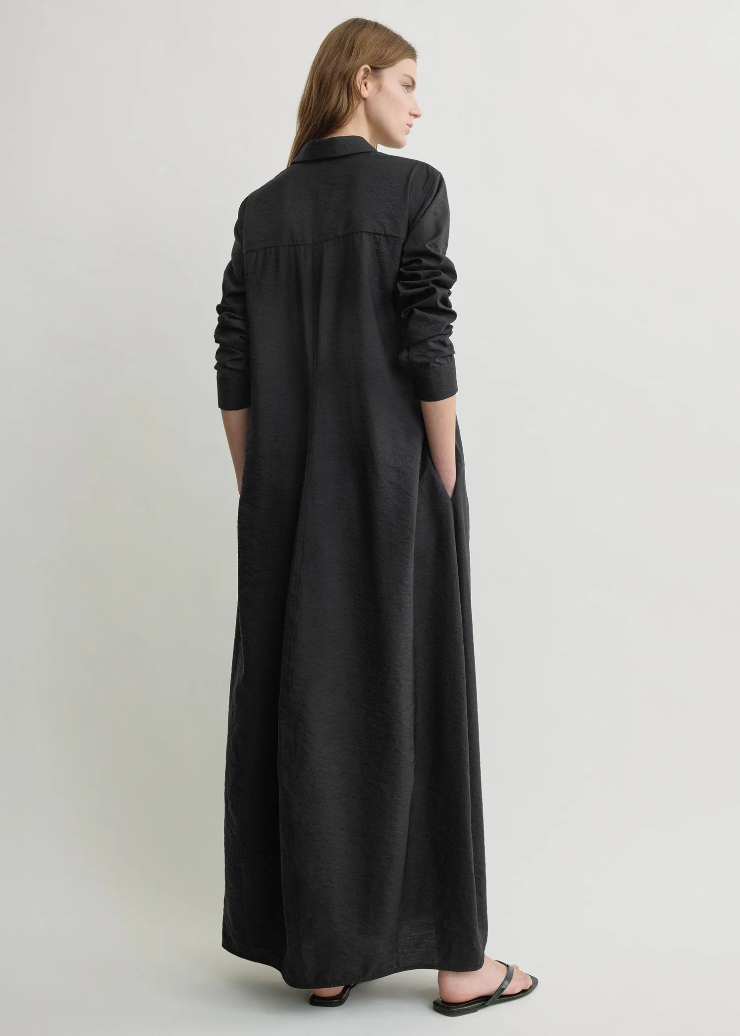 Parachute shirtdress black sold by Toteme product image thumbnail 3