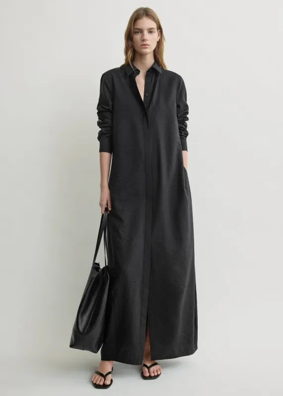 Parachute shirtdress black made by Toteme