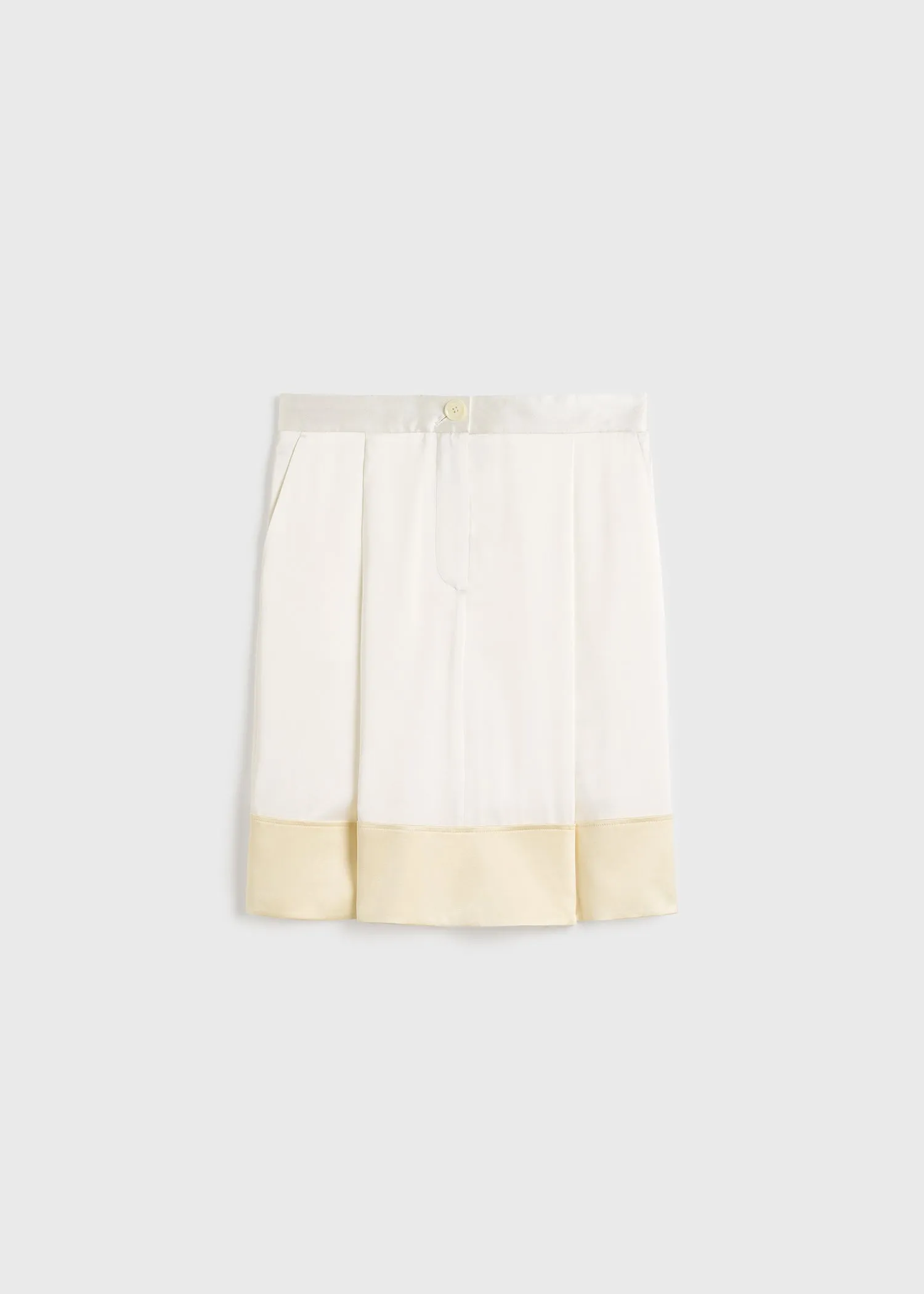 Soft tuxedo skirt white sold by Toteme product image thumbnail 5