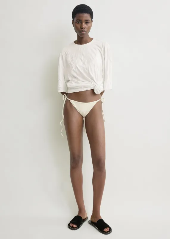 Scoop bikini bottoms ecru made by Toteme