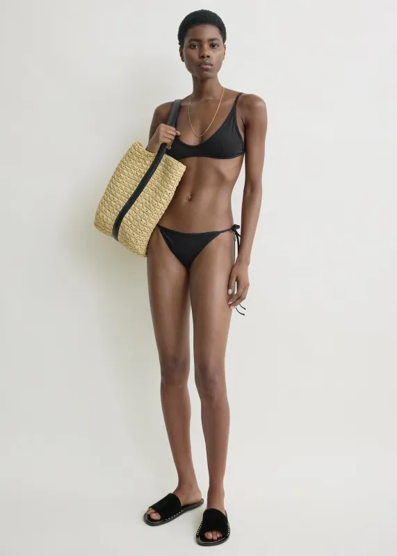 Scoop bikini bottoms black made by Toteme