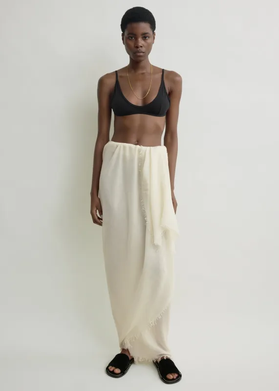 Scoop bikini top black made by Toteme