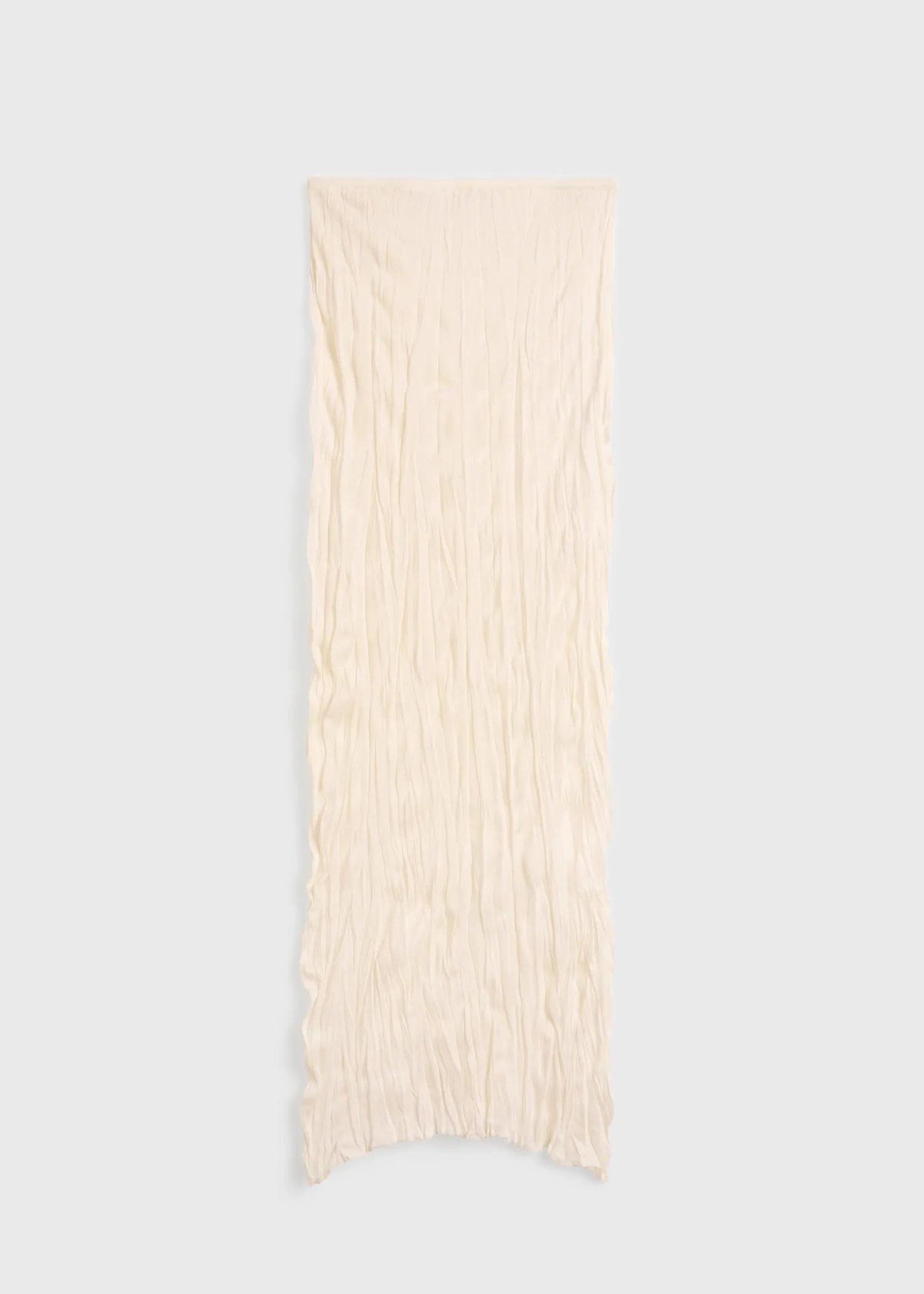 Crinkled knit skirt pale apricot sold by Toteme product image thumbnail 5