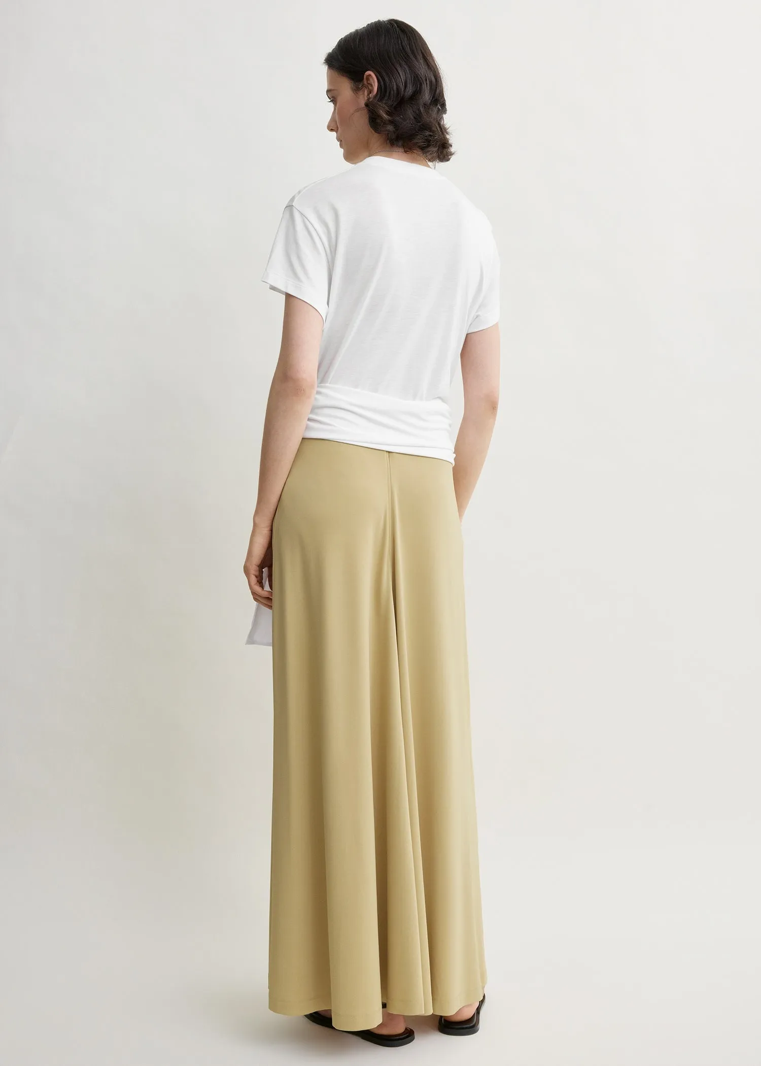Flared jersey skirt chai sold by Toteme product image thumbnail 3