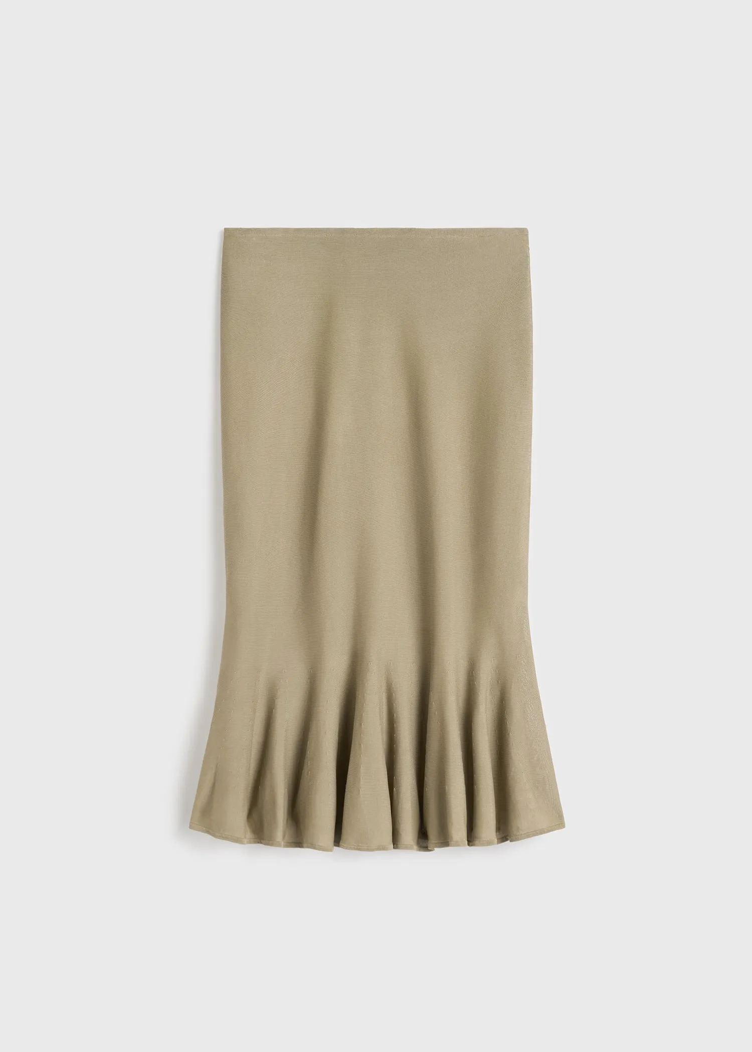Fluted knit skirt desert sold by Toteme product image thumbnail 5