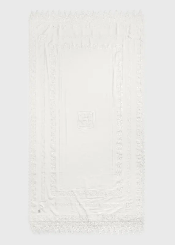 Lace sarong white made by Toteme