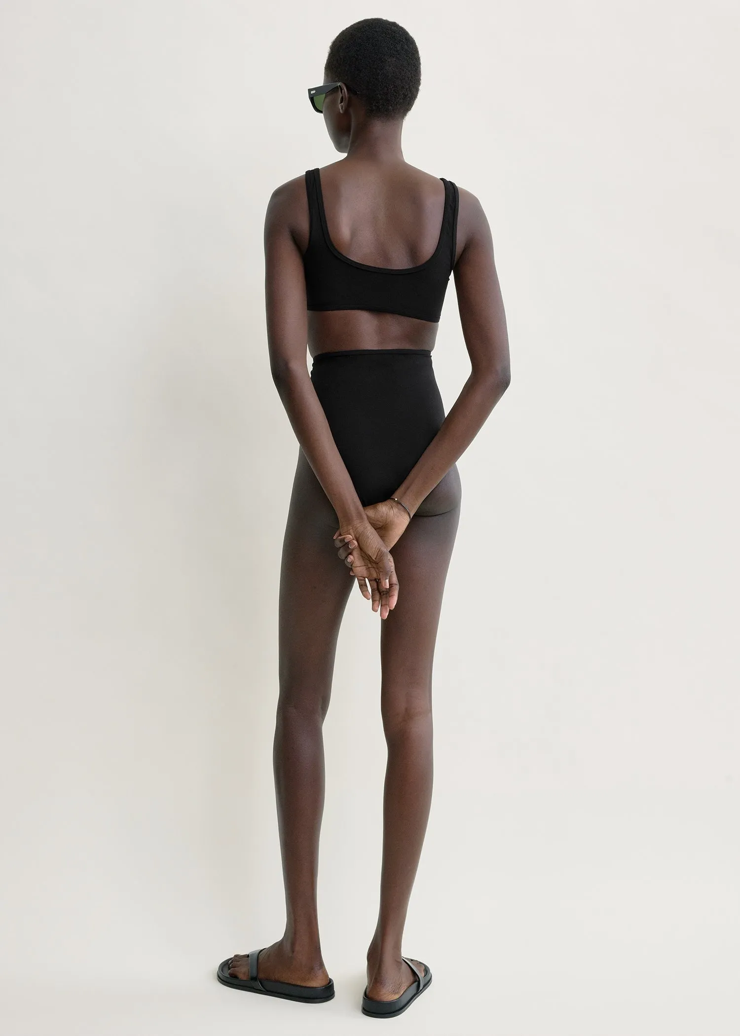 U-neck bikini top black sold by Toteme product image thumbnail 3