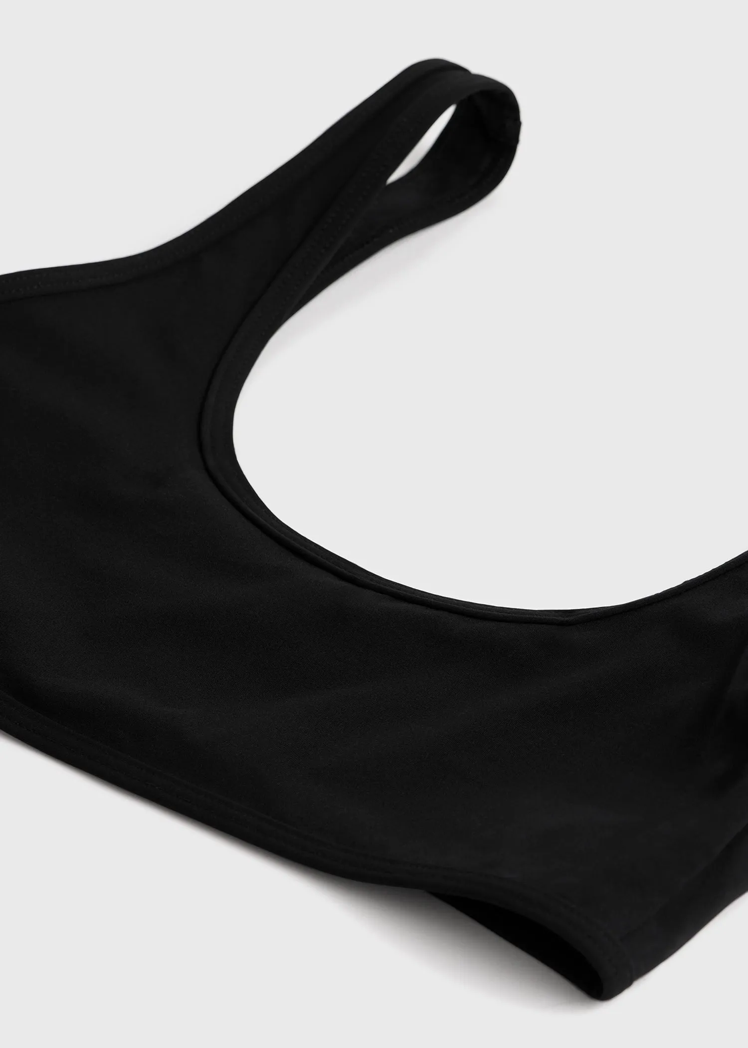 U-neck bikini top black sold by Toteme product image thumbnail 5