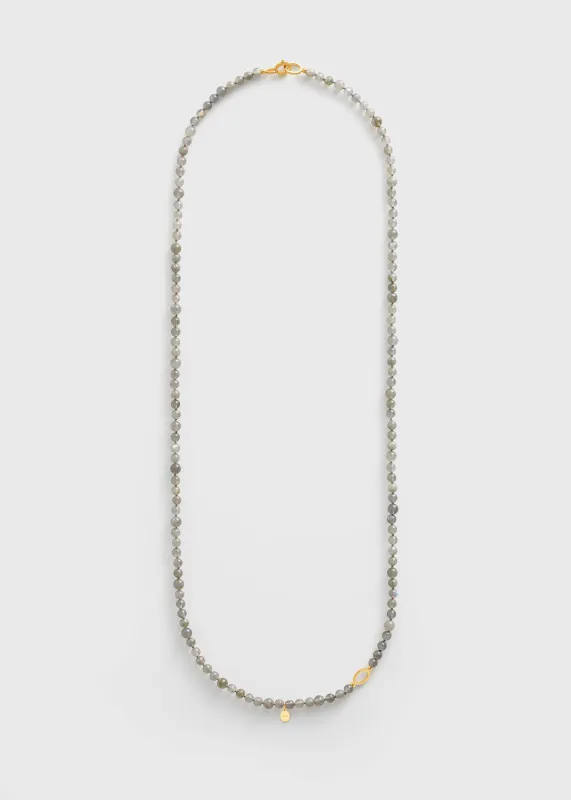 Infinity bead necklace glacier made by Toteme