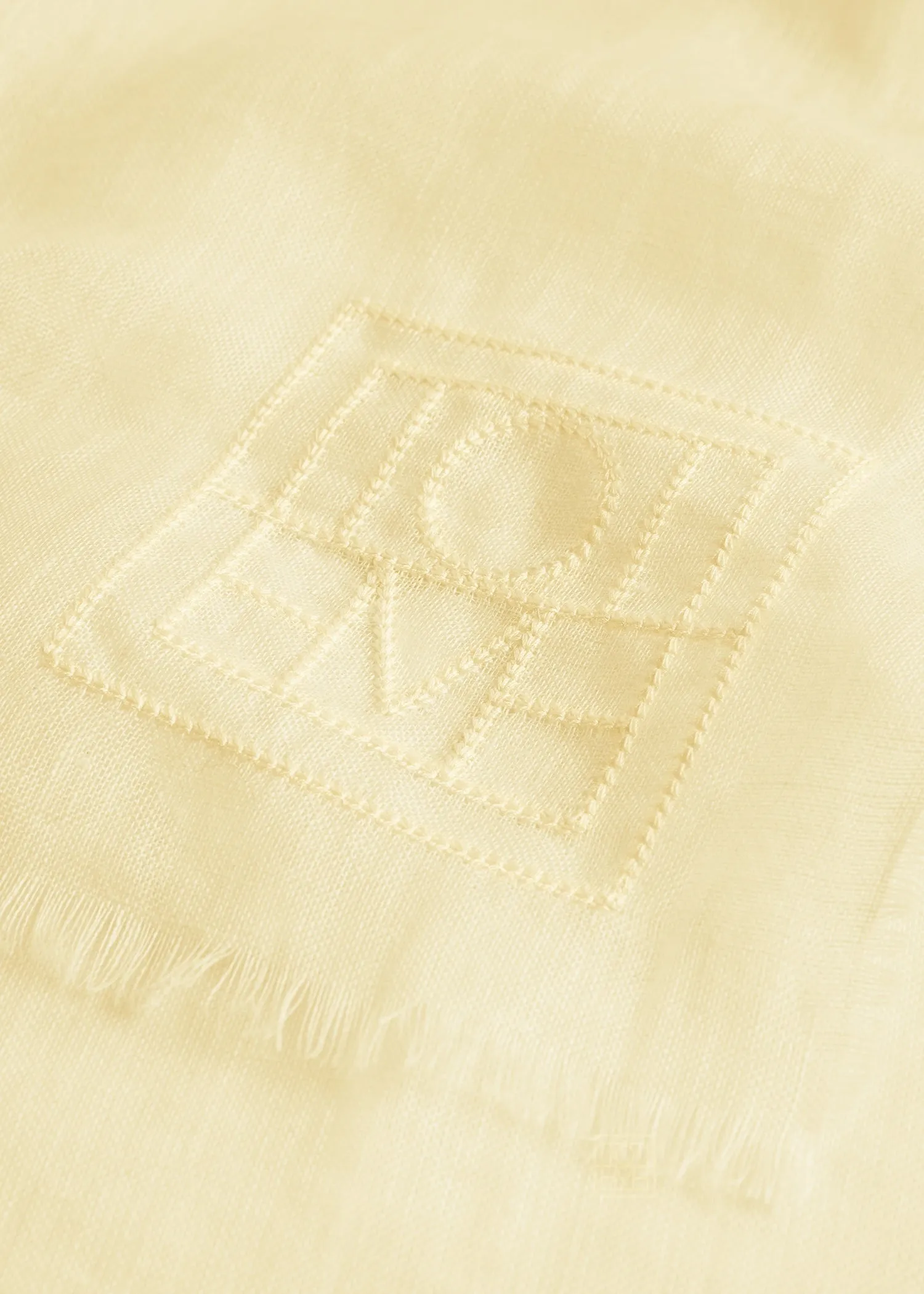 Linen sarong buttercup sold by Toteme product image thumbnail 2