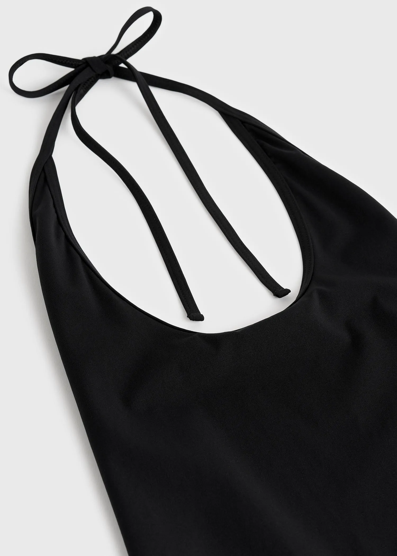 Halter tie swimsuit black sold by Toteme product image thumbnail 5