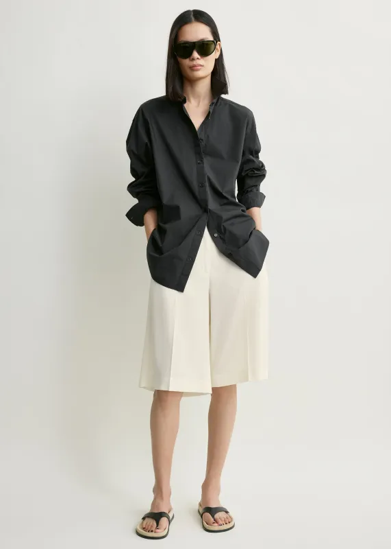Wide tailored shorts ecru made by Toteme