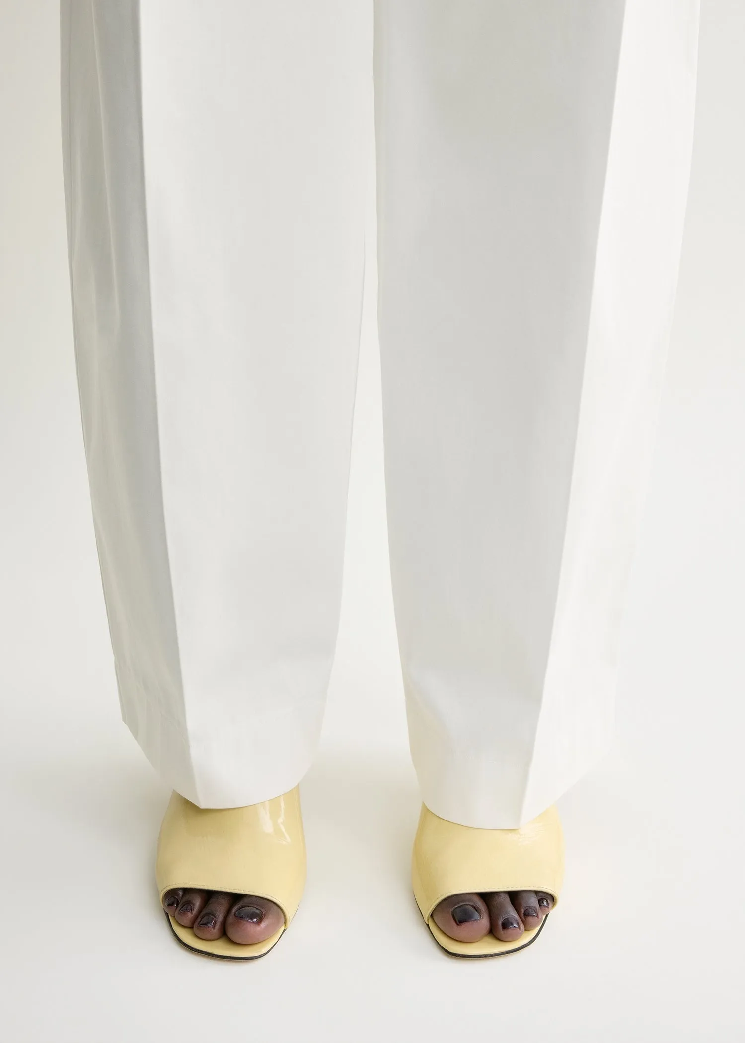 Contour naplack slingbacks buttercup sold by Toteme product image thumbnail 2