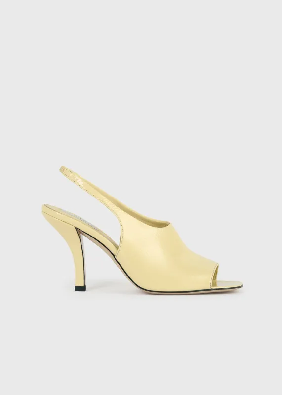 Contour naplack slingbacks buttercup made by Toteme