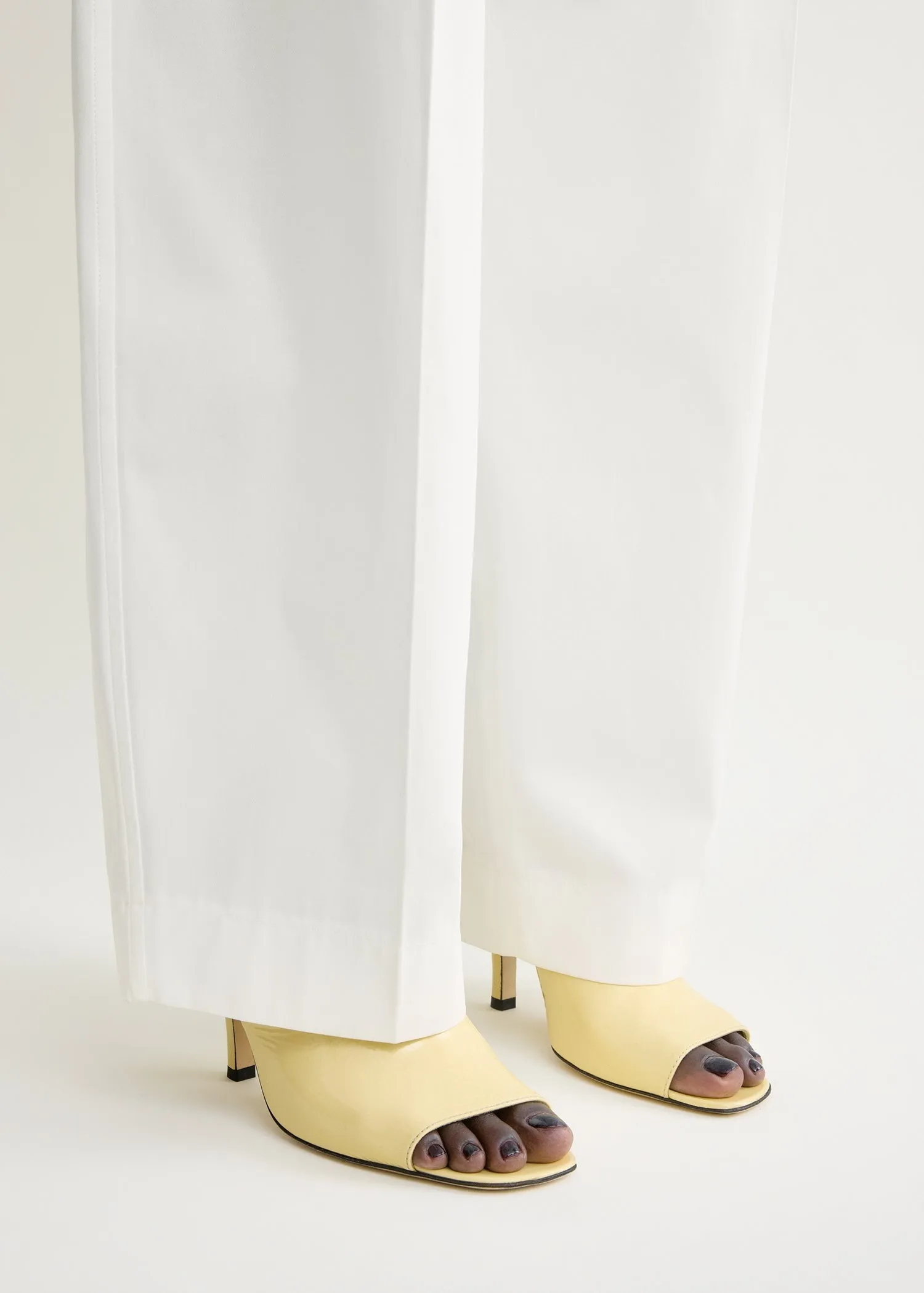 Contour naplack slingbacks buttercup sold by Toteme product image thumbnail 3