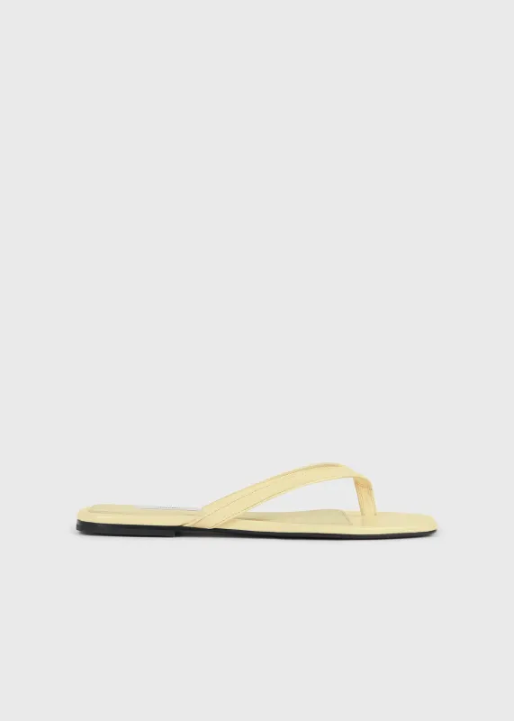 Naplack flip flops buttercup made by Toteme