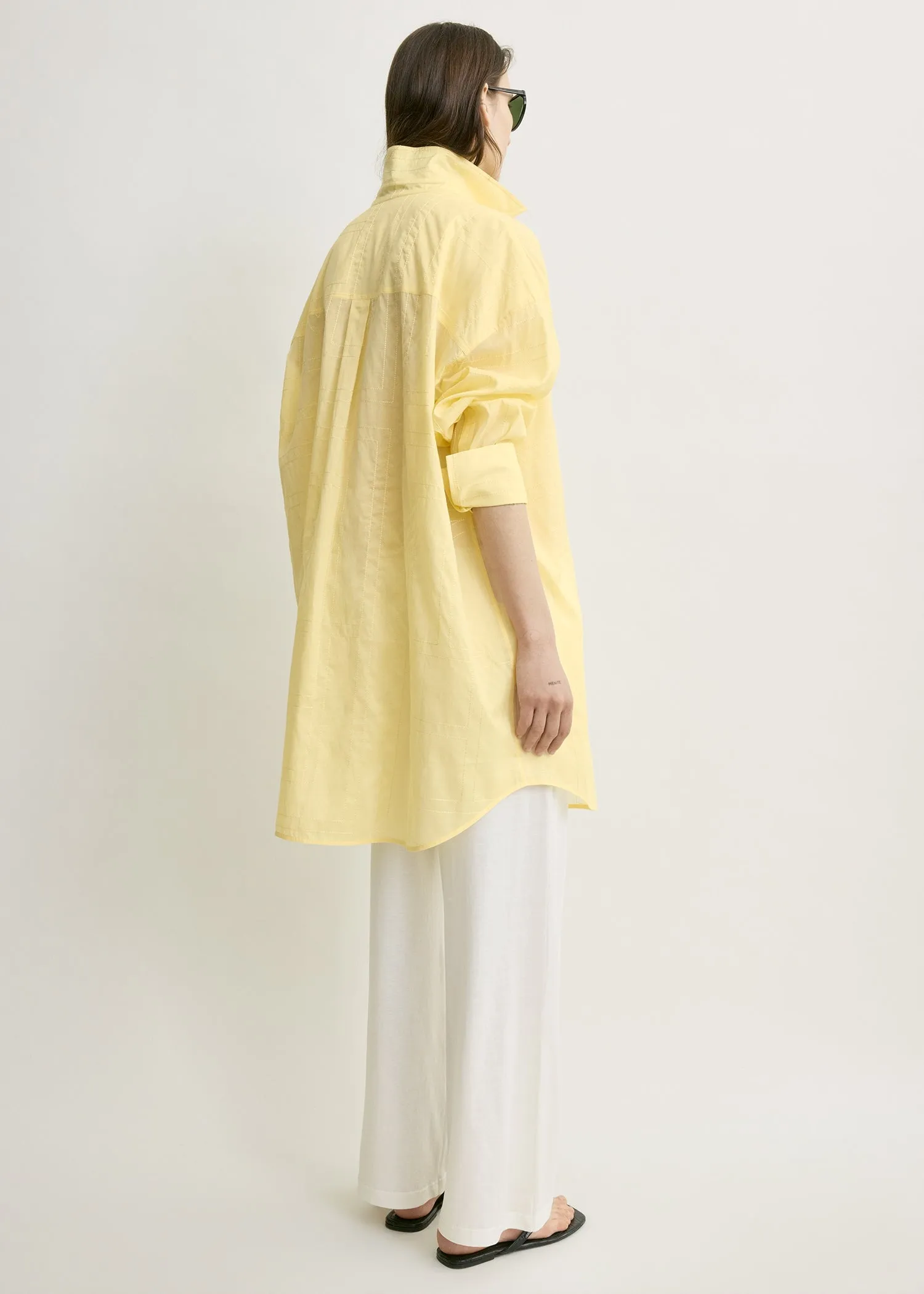 Long summer shirt buttercup sold by Toteme product image thumbnail 3