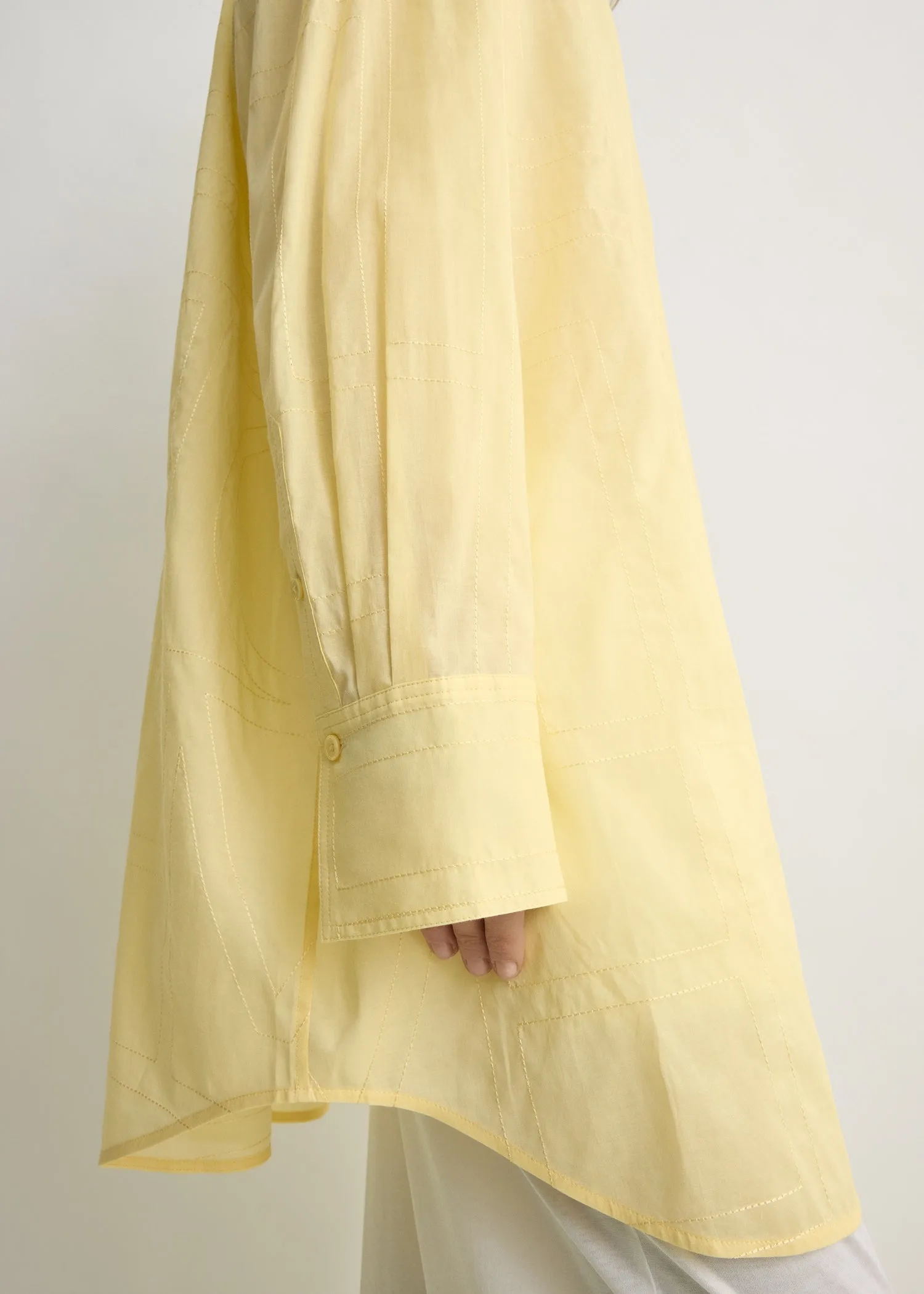 Long summer shirt buttercup sold by Toteme product image thumbnail 5